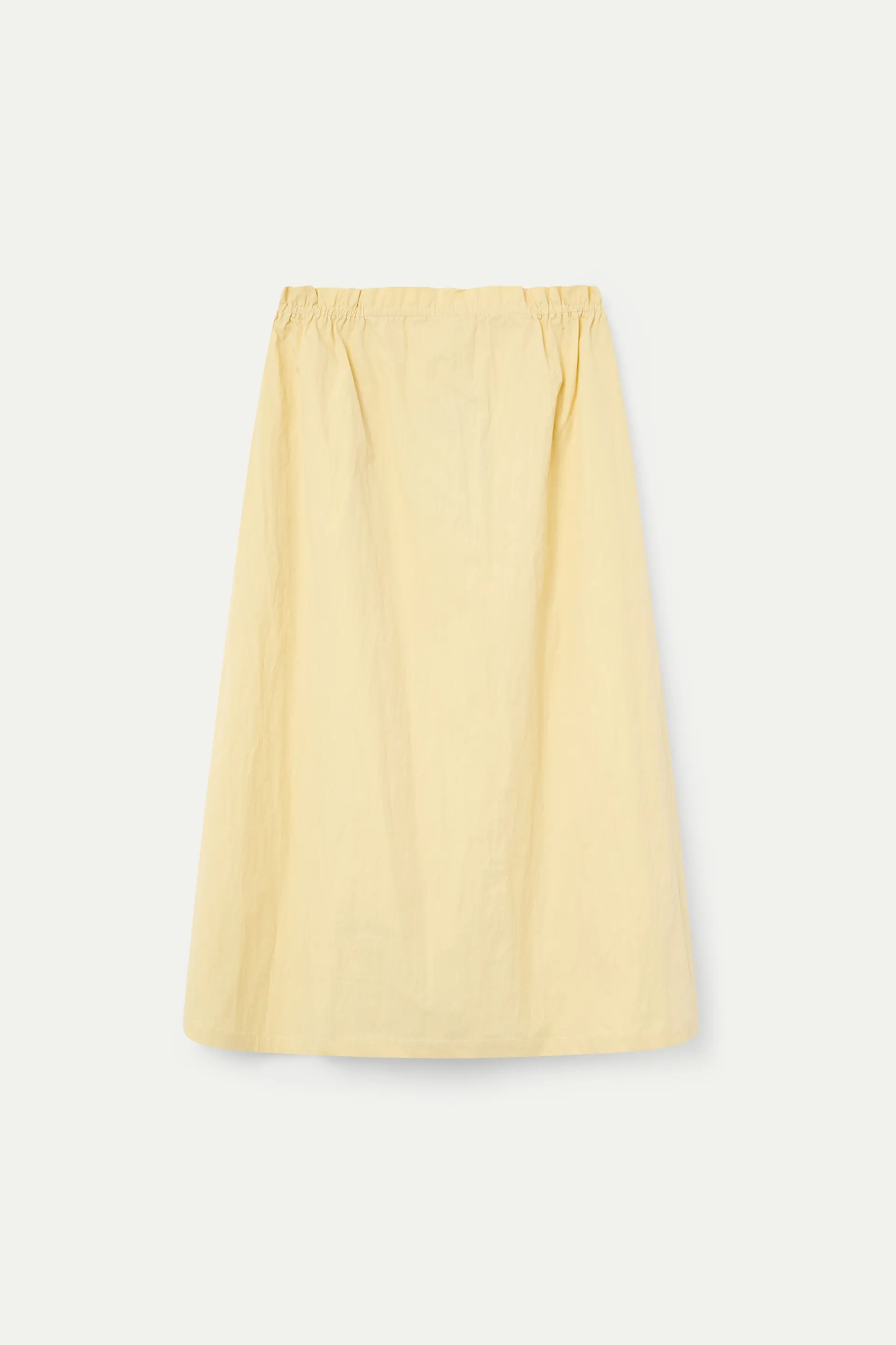 Falda midi amarillo claro - Image 2