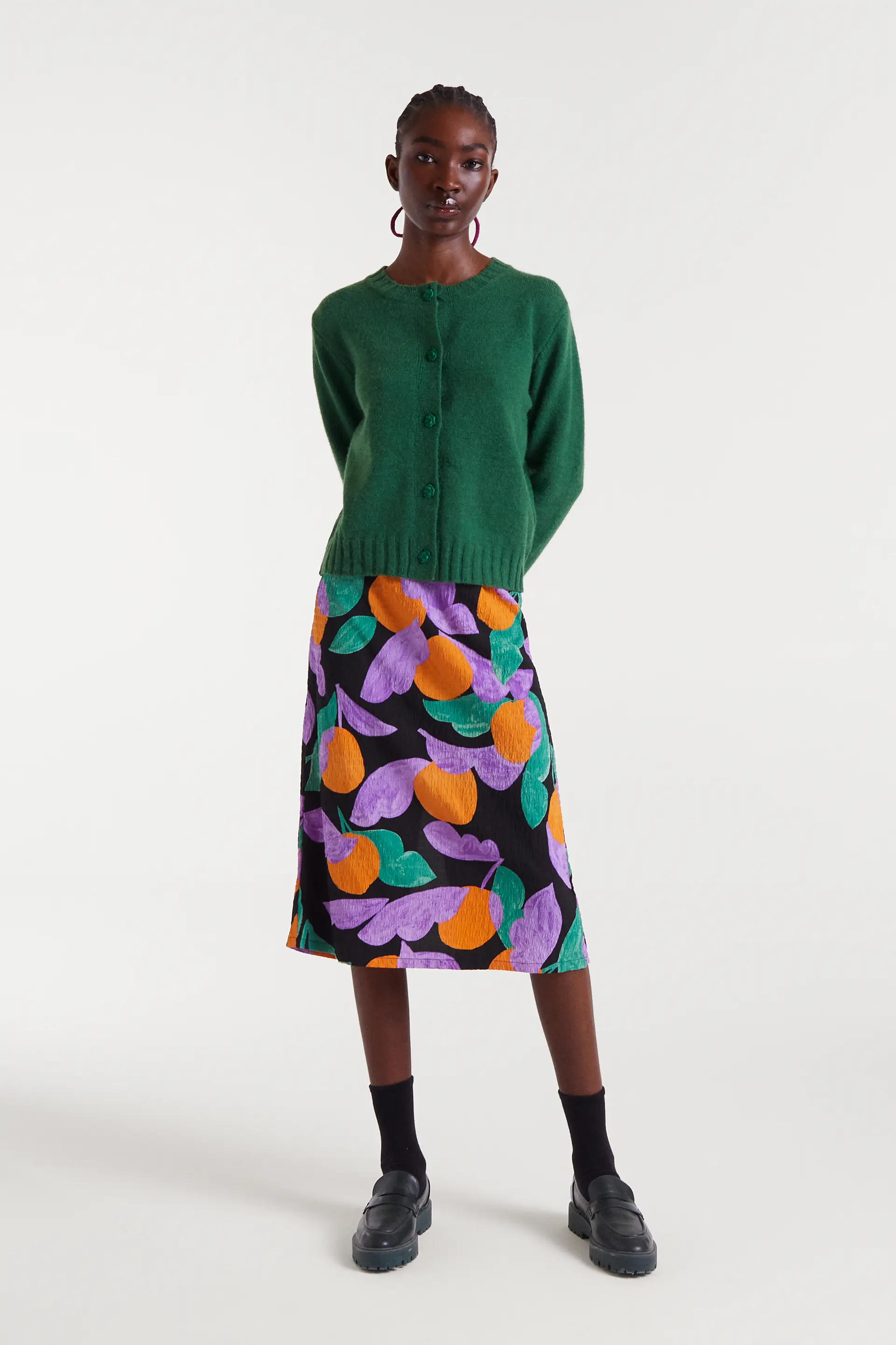 Falda midi con estampado Apricot - Image 5