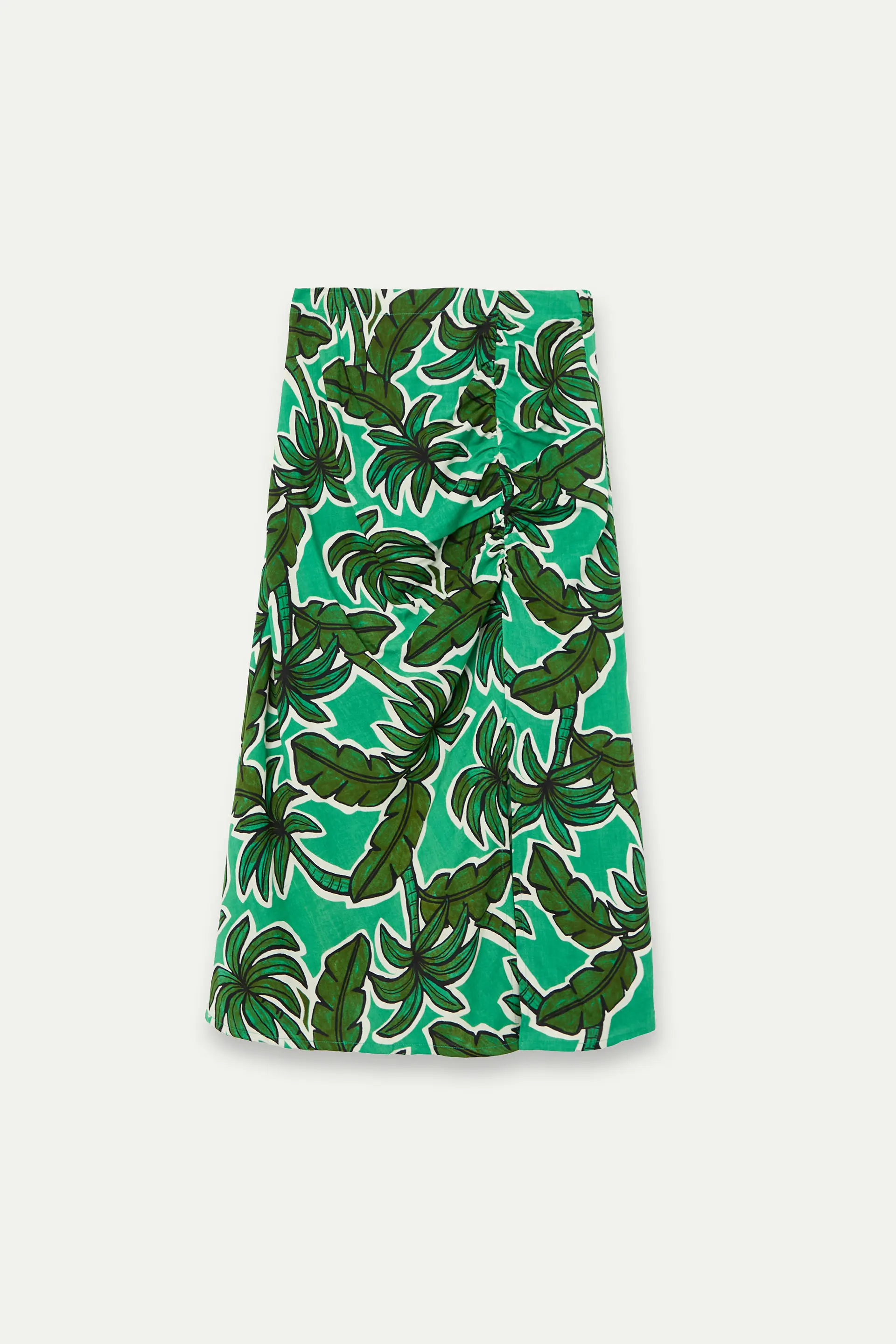 Falda midi con estampado Palm Tree - Image 2