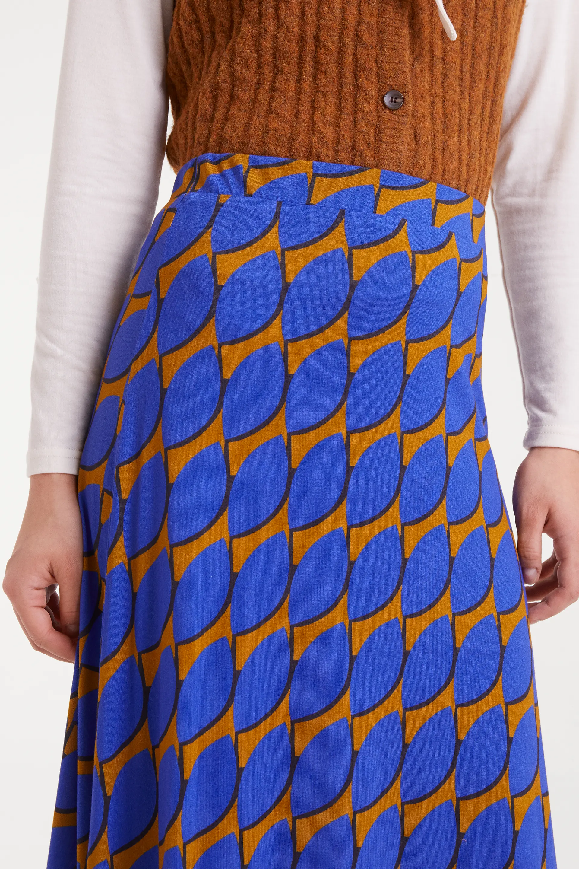 Falda Midi con estampado Skouros Small - Image 4