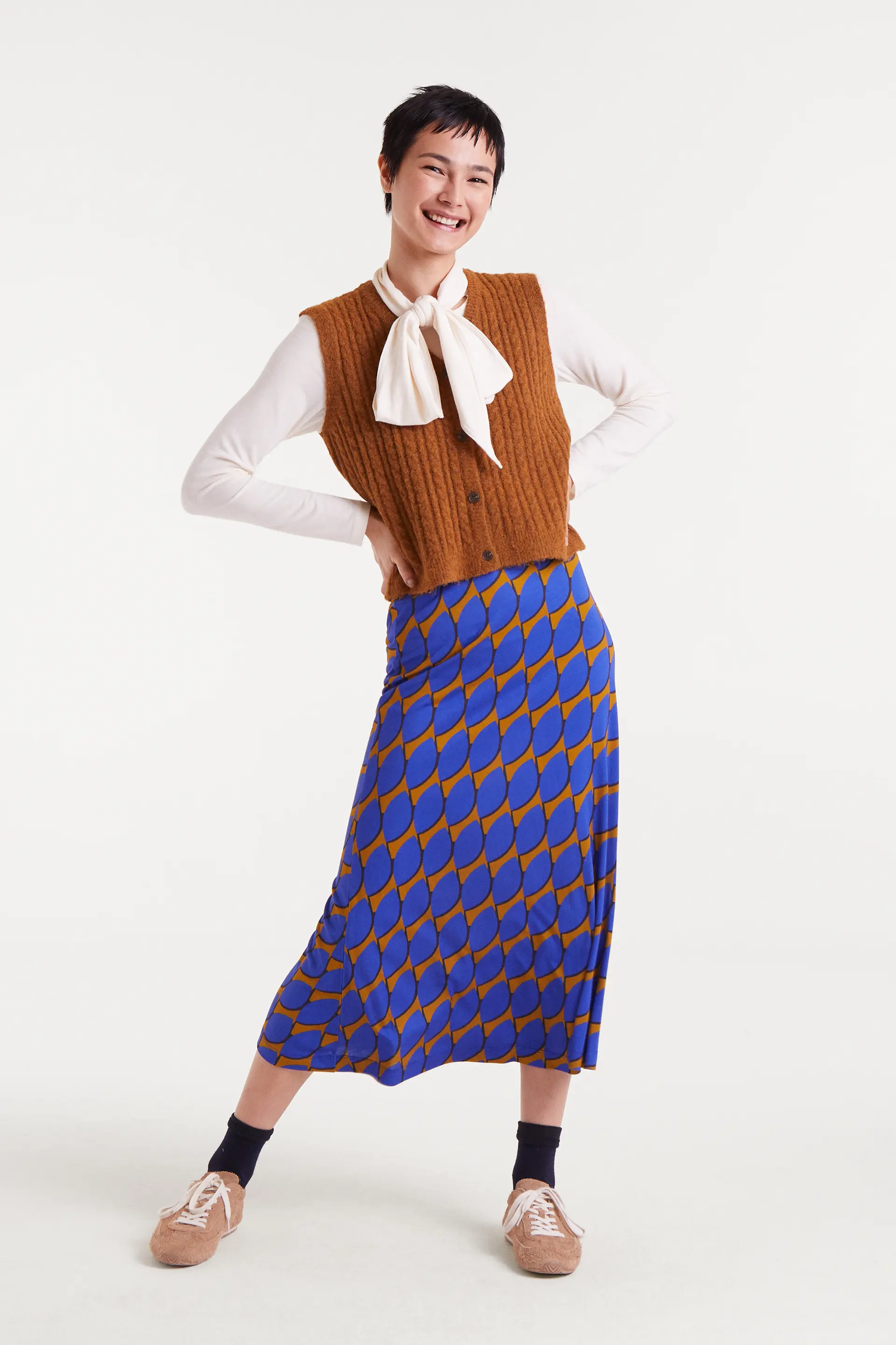 Falda Midi con estampado Skouros Small - Image 6