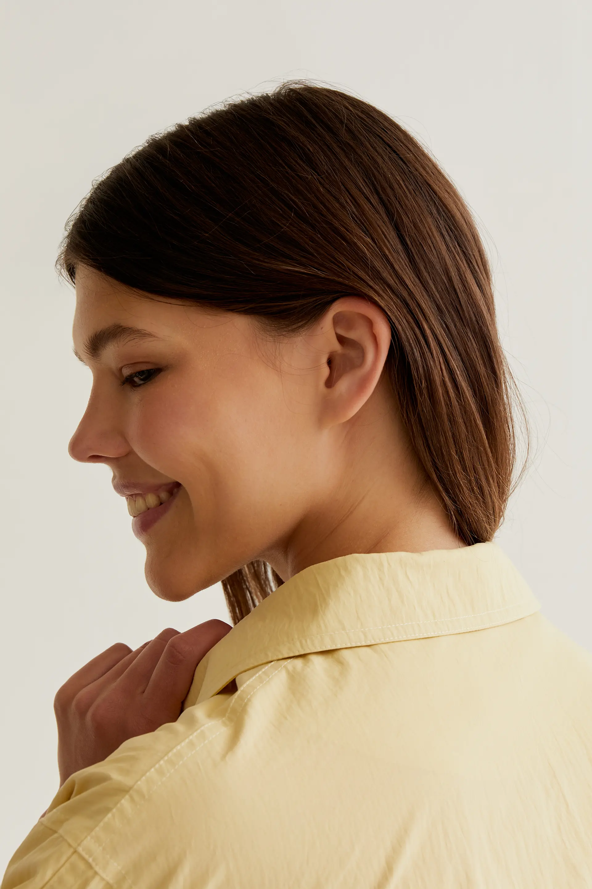 Gabardina amarillo claro - Image 5
