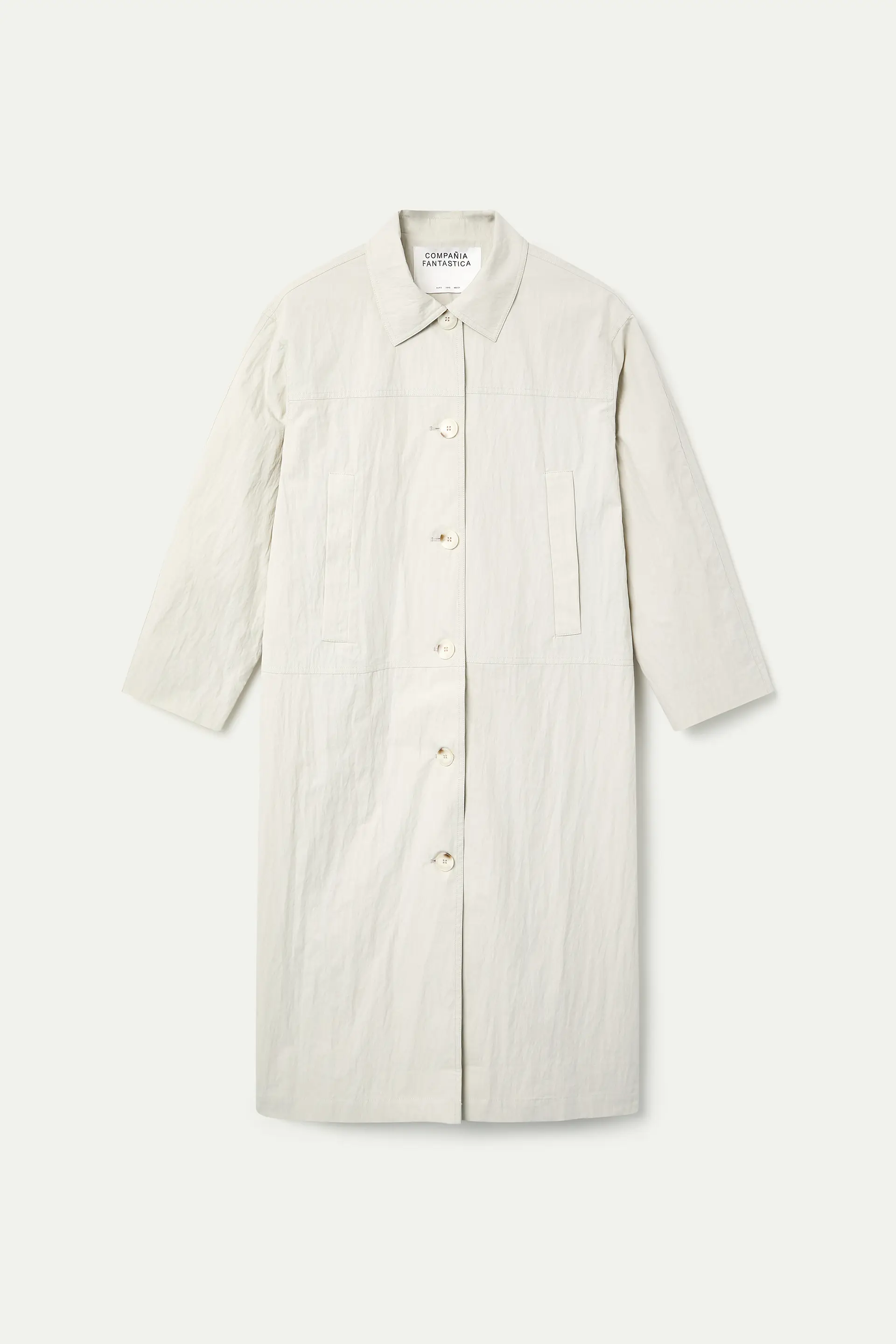 Gabardina blanco roto - Image 2