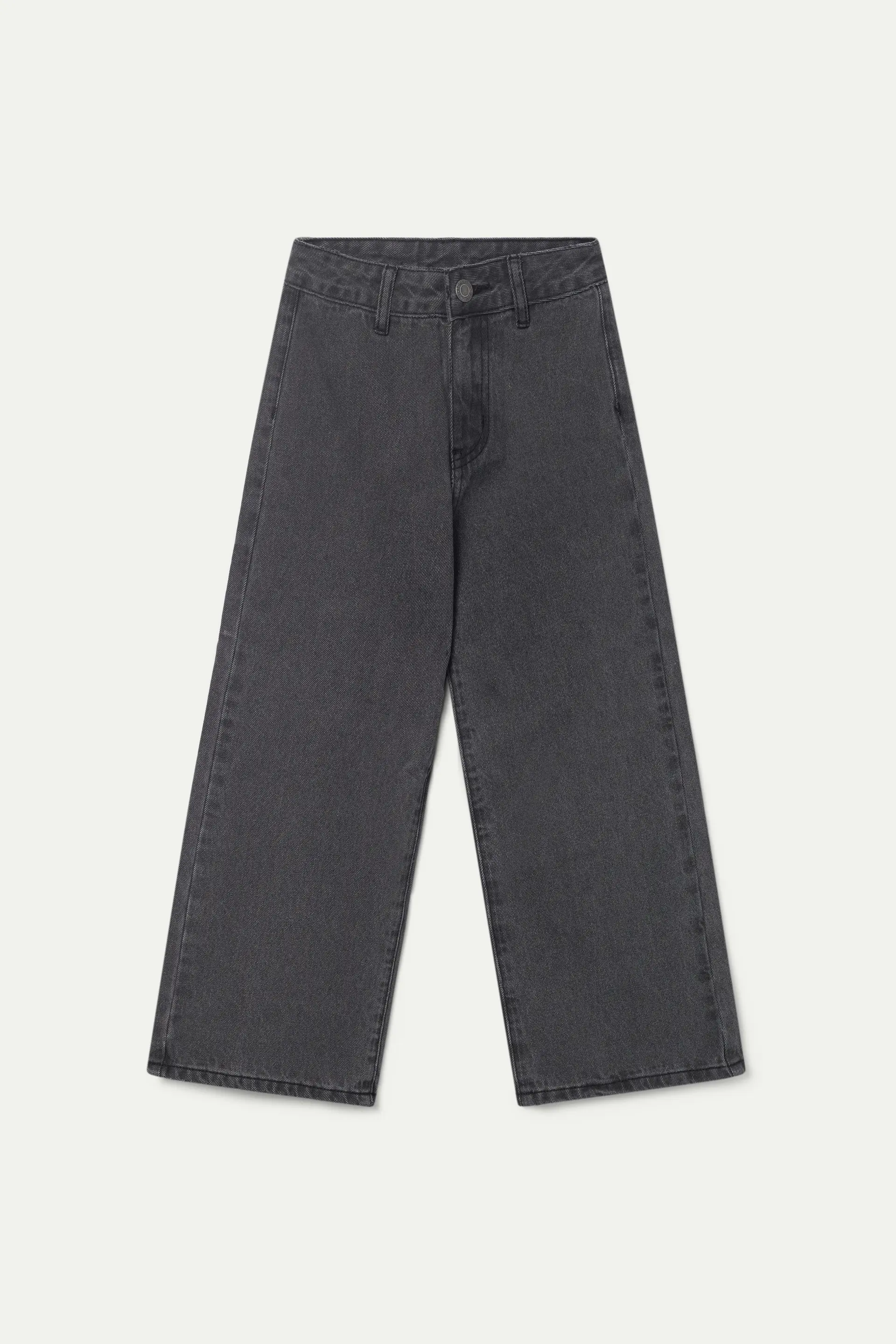 Jeans de niña rectos negros - Image 2