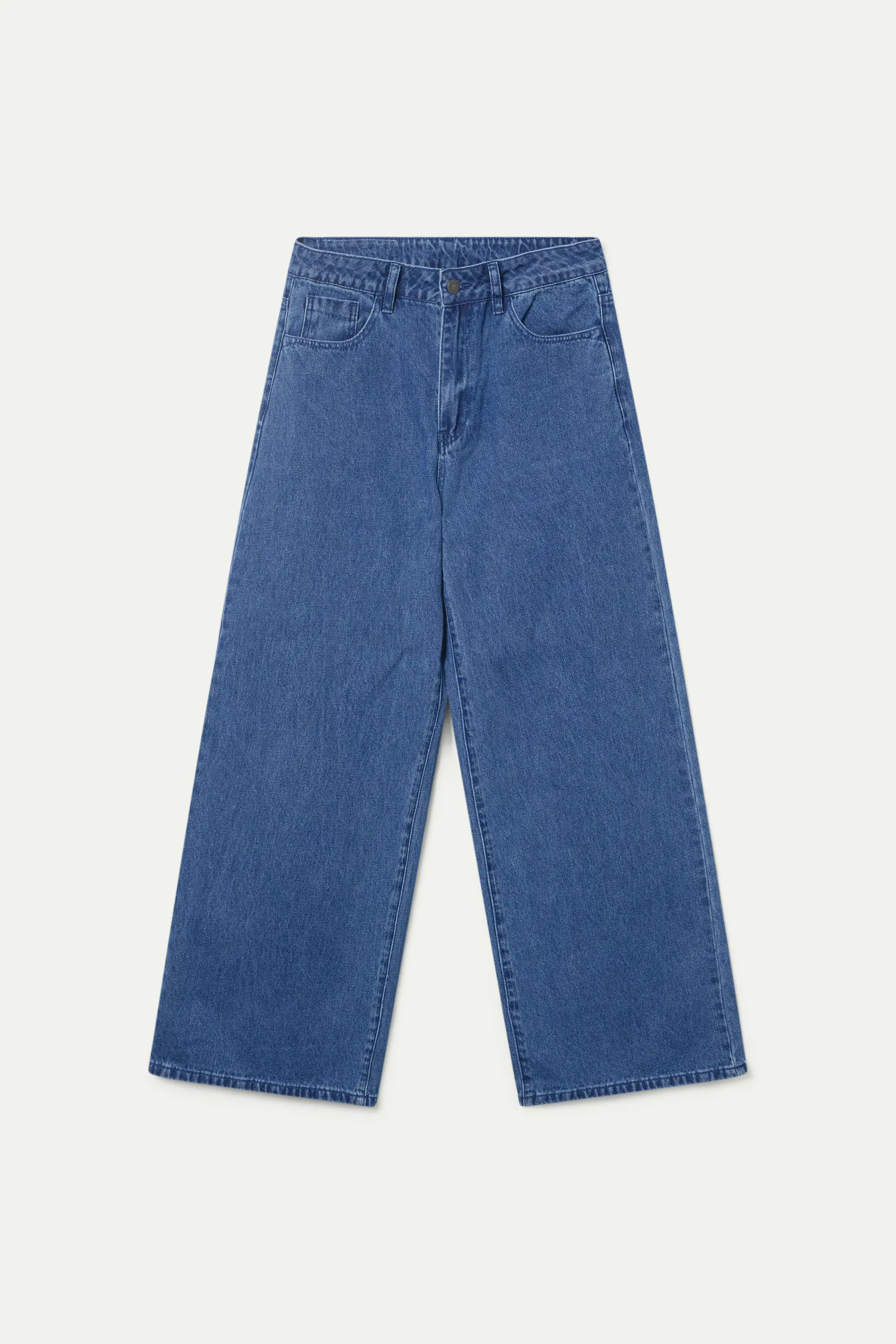 Jeans pernera ancha azul - Image 2