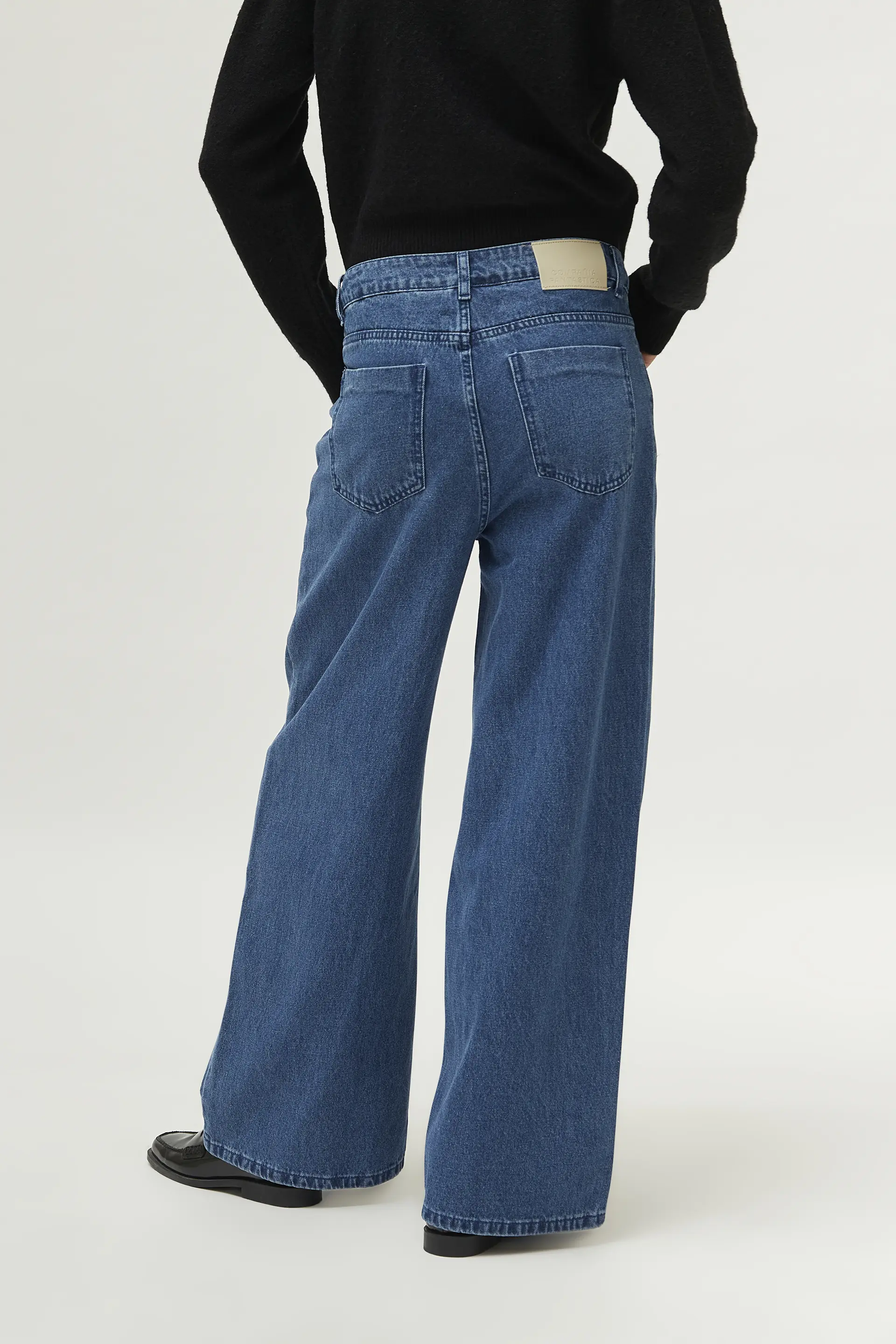 Jeans pernera ancha azul - Image 4