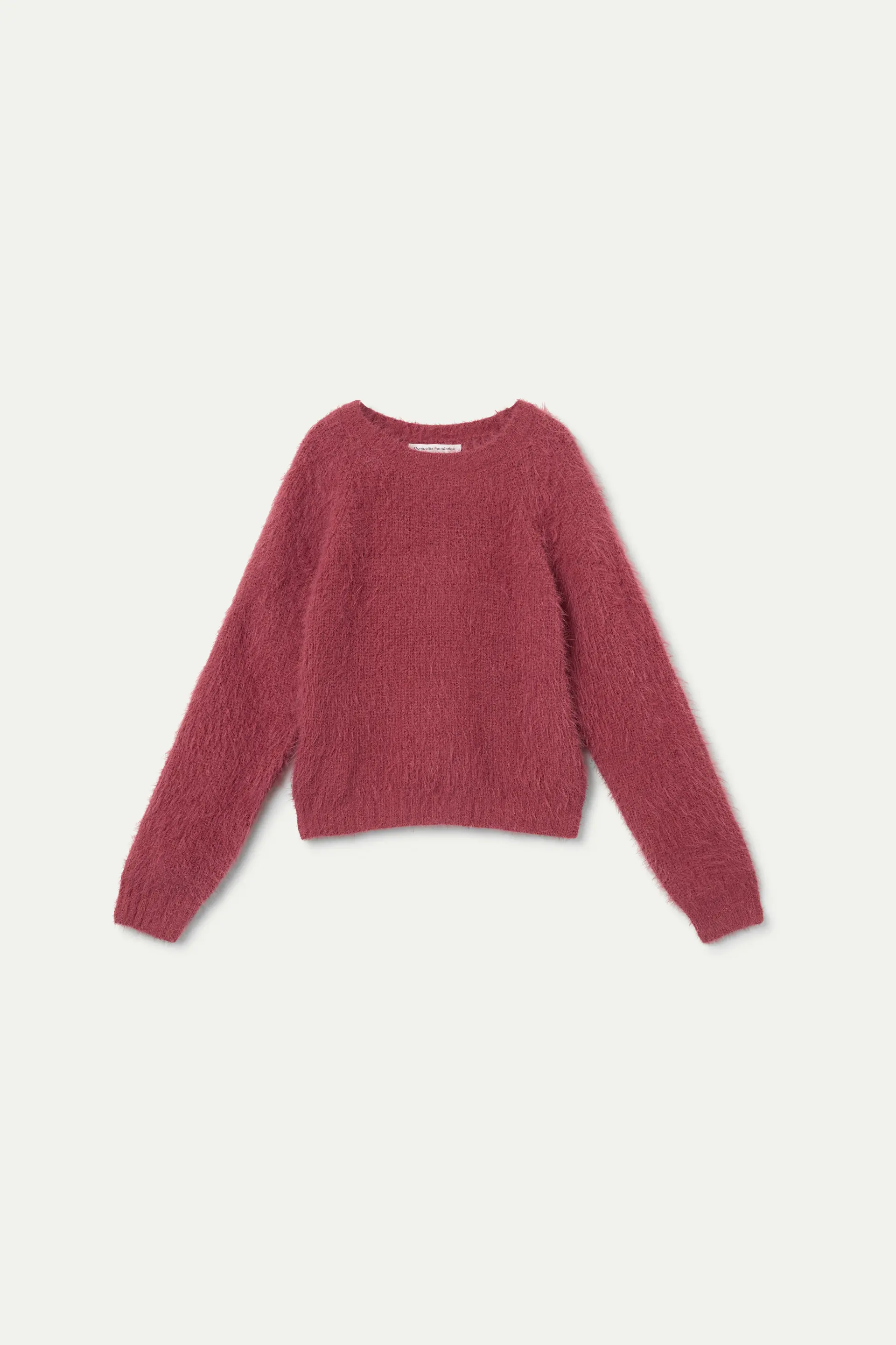 Jersey de niña en color rosado con acabado jaspeado. - Image 2