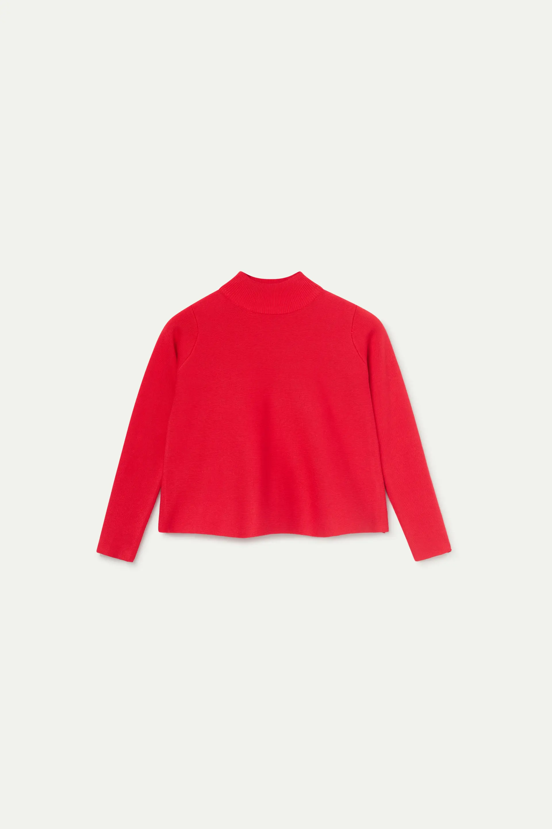 Jersey de niña evasé cuello perkins rojo - Image 2