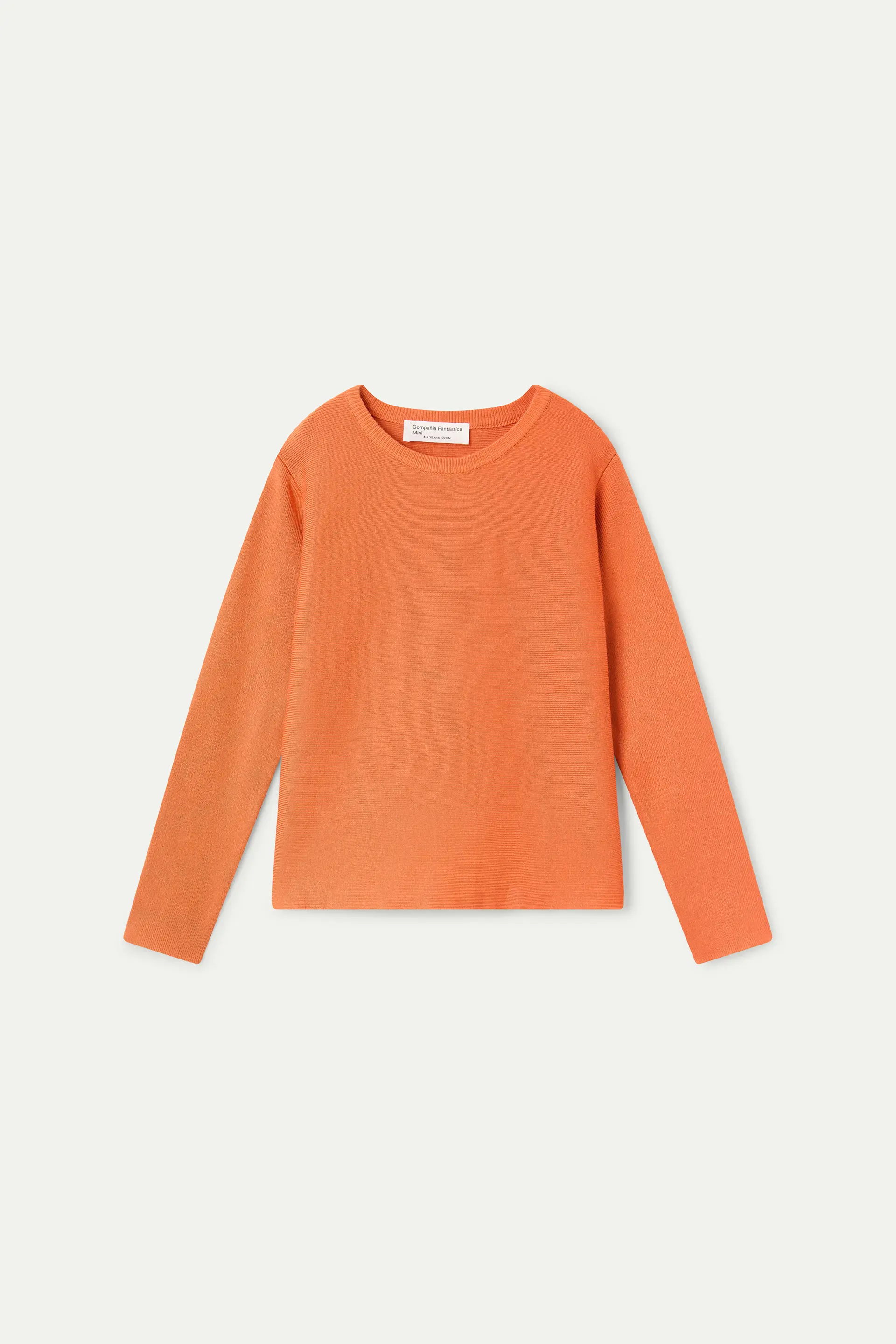Jersey de niña punto naranja - Image 2