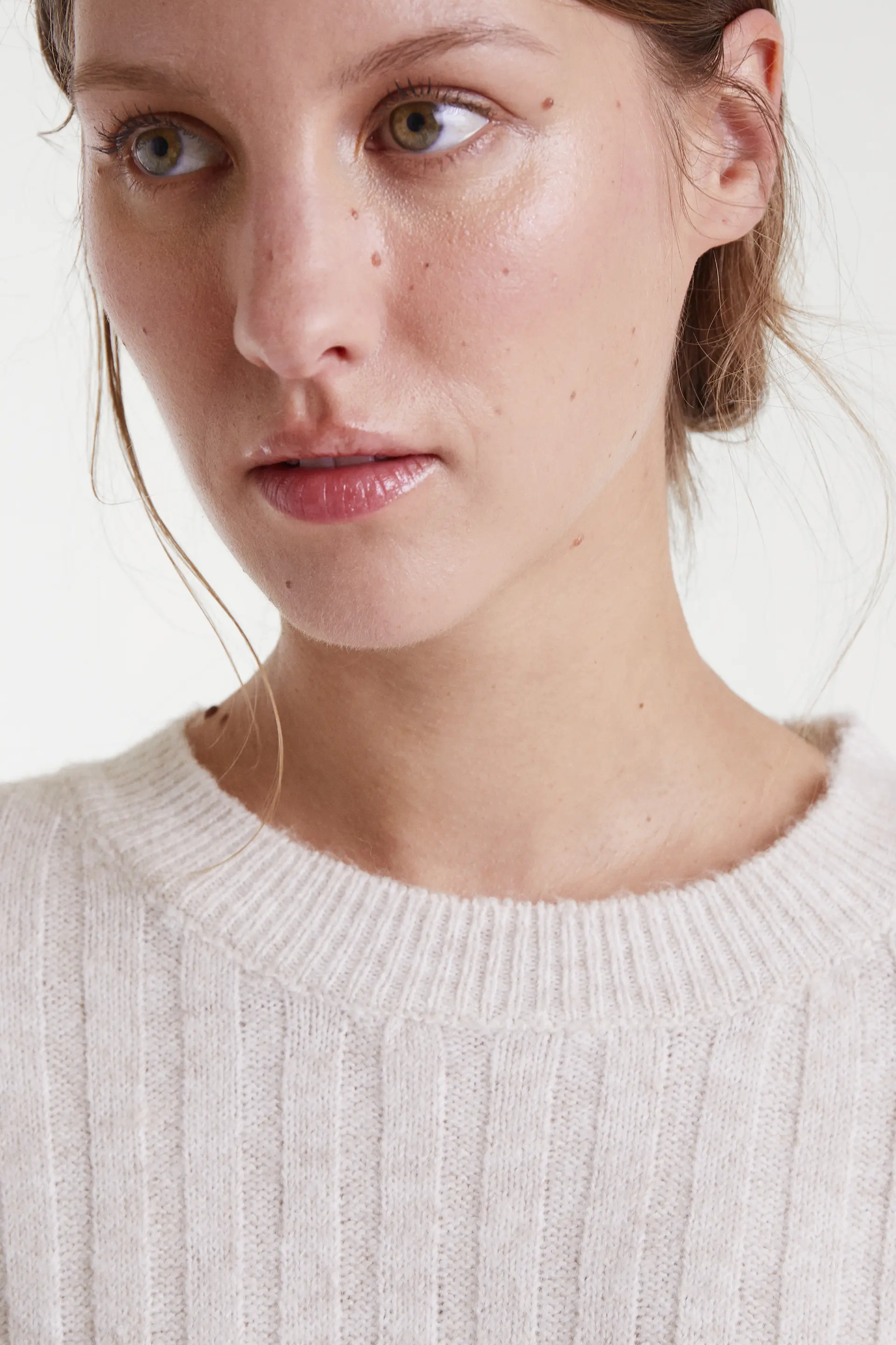 Jersey de punto con rayas blanco - Image 4
