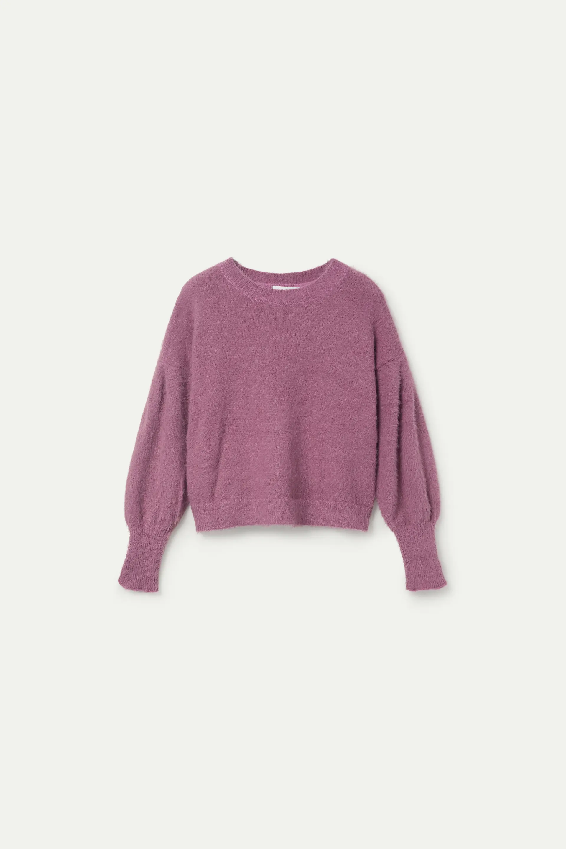Jersey de punto con textura lila - Image 2