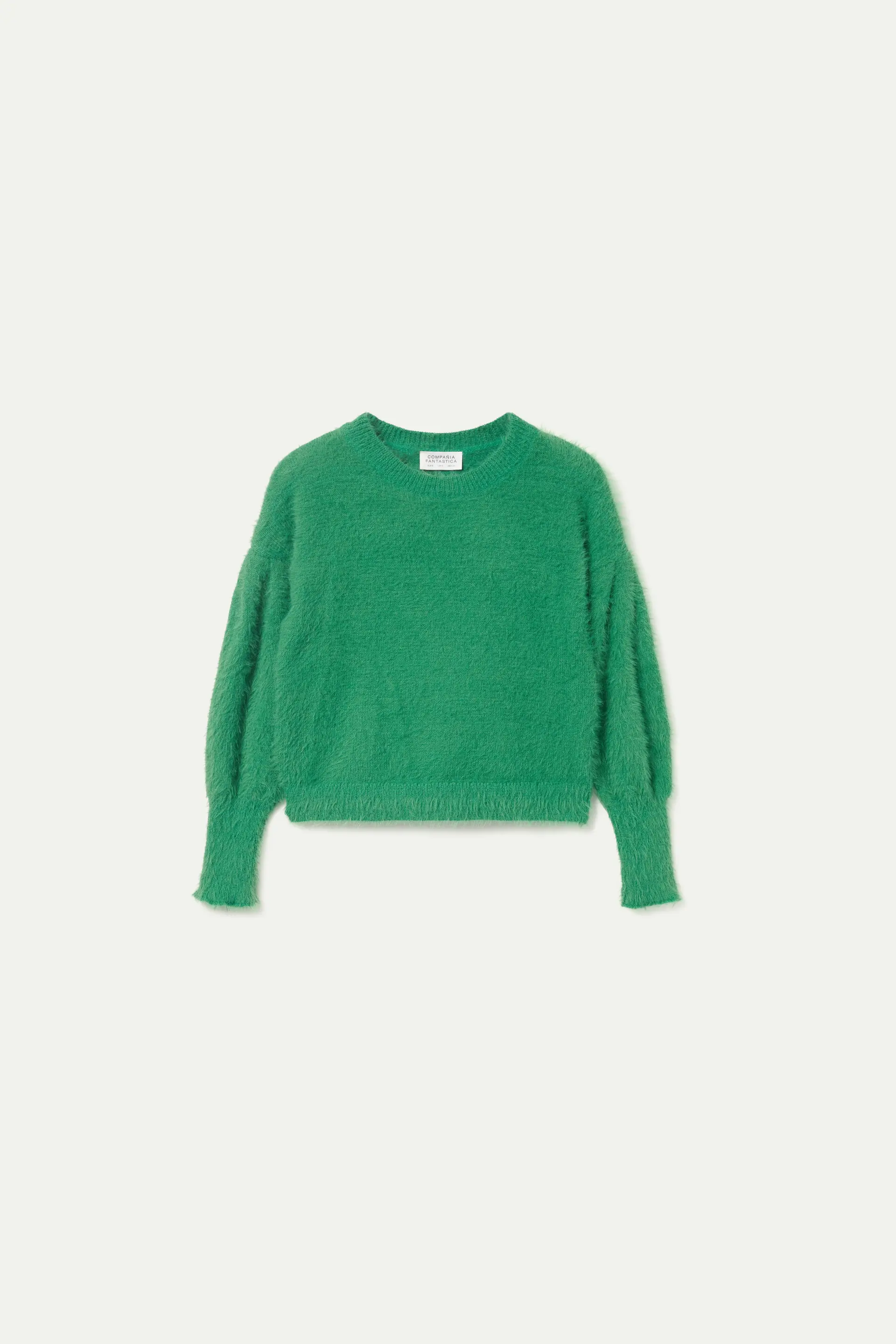 Jersey de punto con textura verde - Image 2