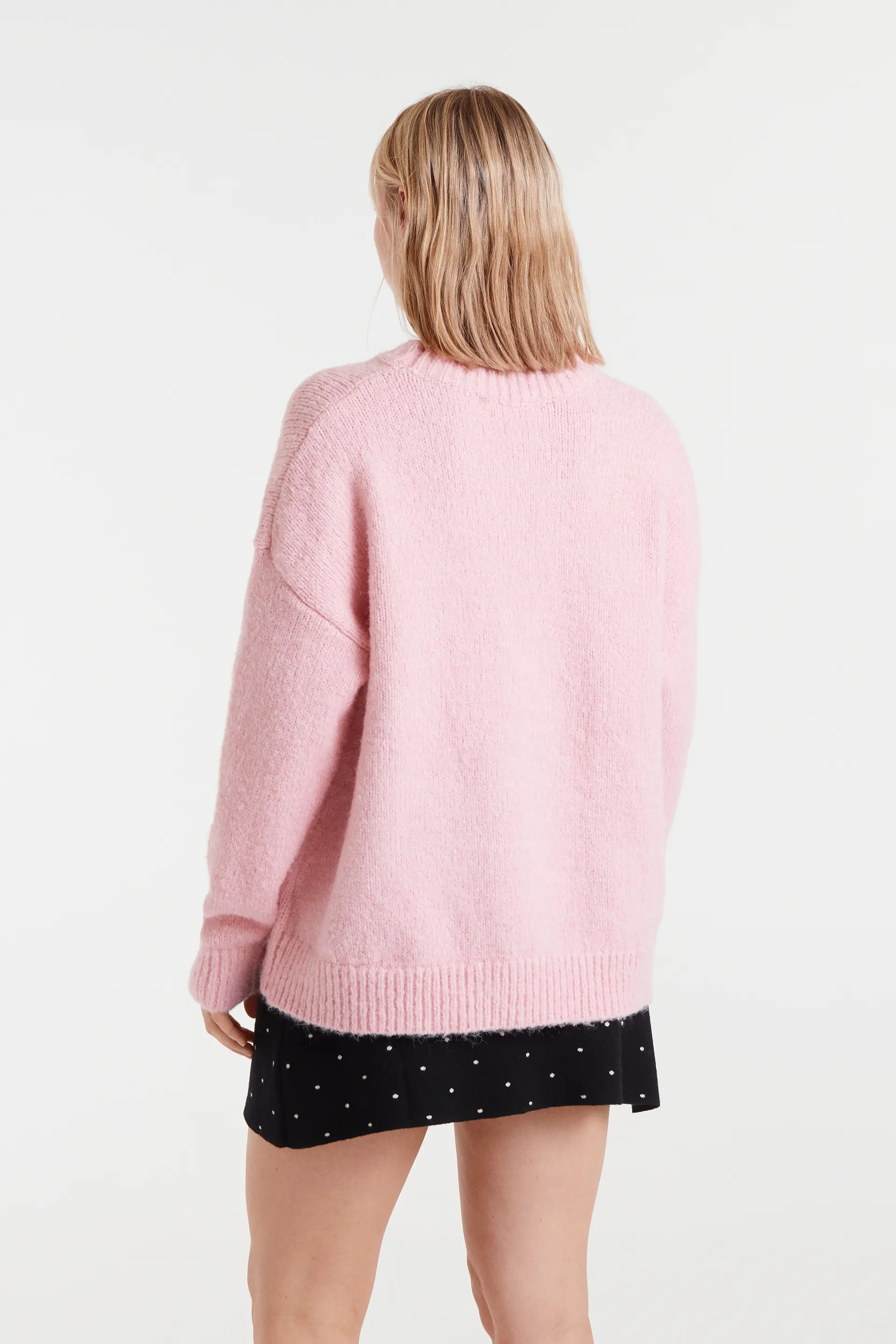 Jersey de punto jacquard con estampado Strawberry - Image 3