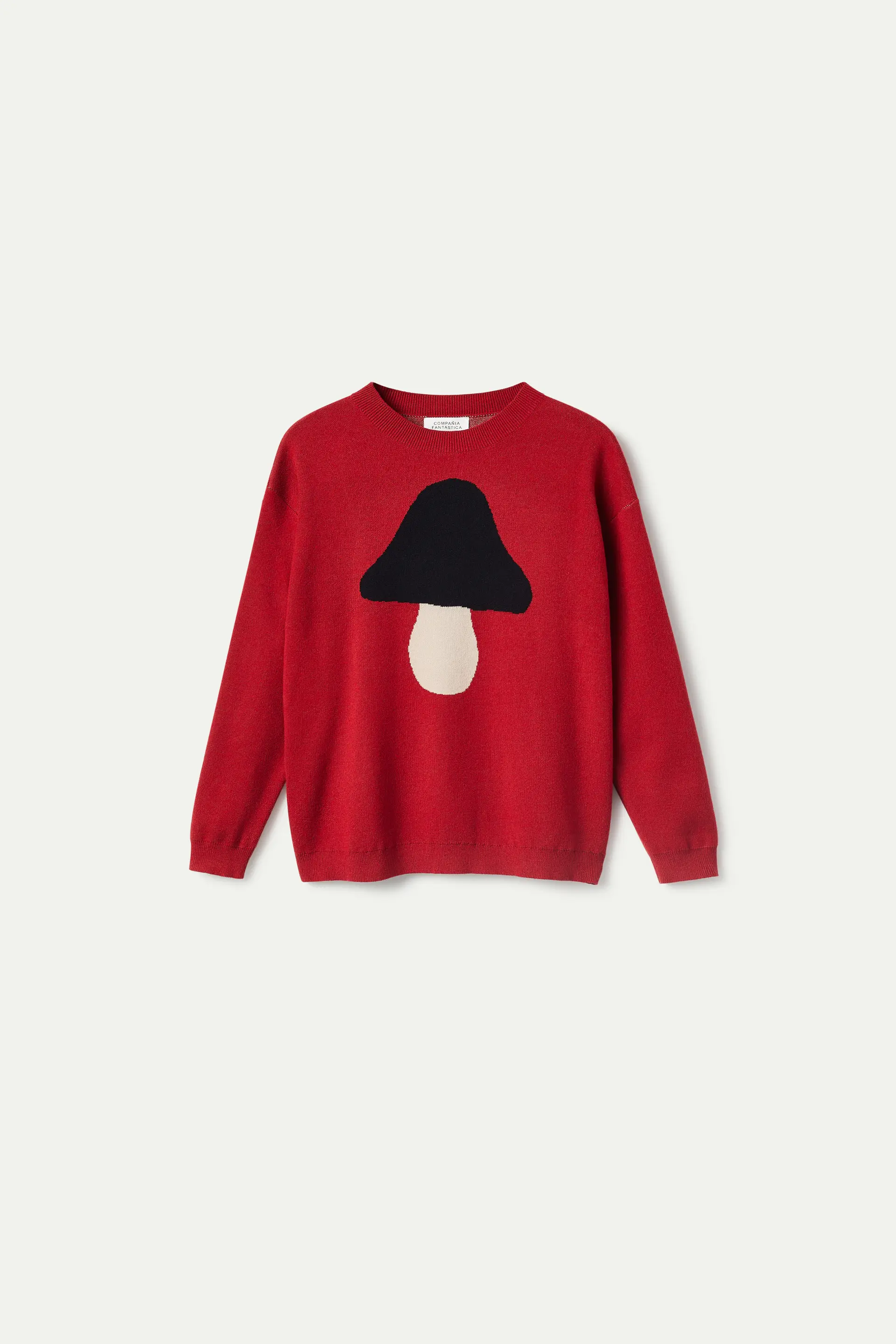 Jersey de punto jacquard con print de seta - Image 2