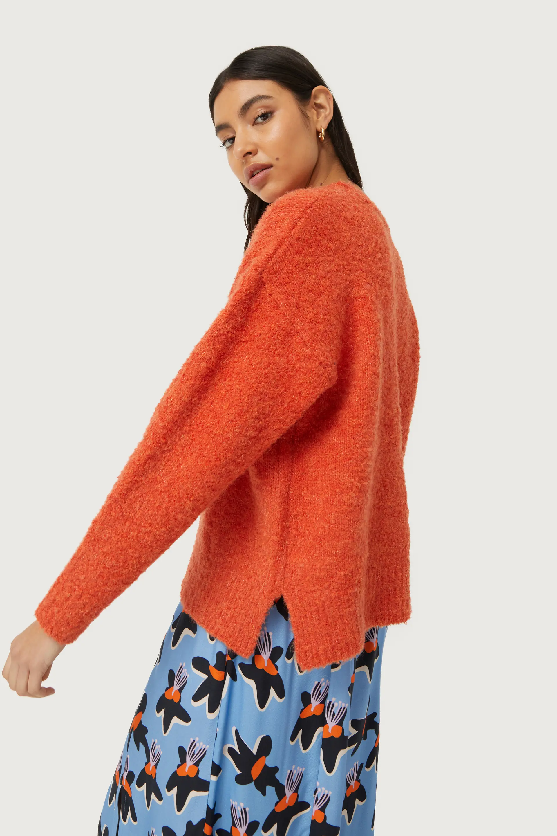 Jersey de punto mullido naranja - Image 5