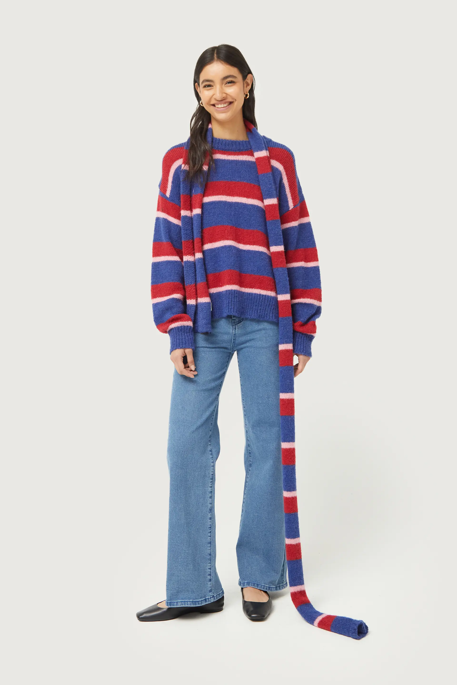 Jersey de punto rayas azules - Image 4