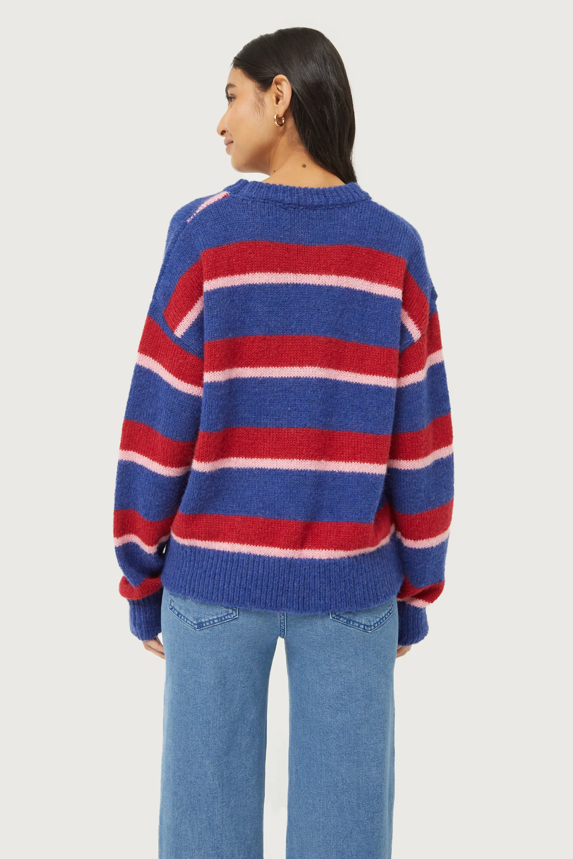 Jersey de punto rayas azules - Image 5