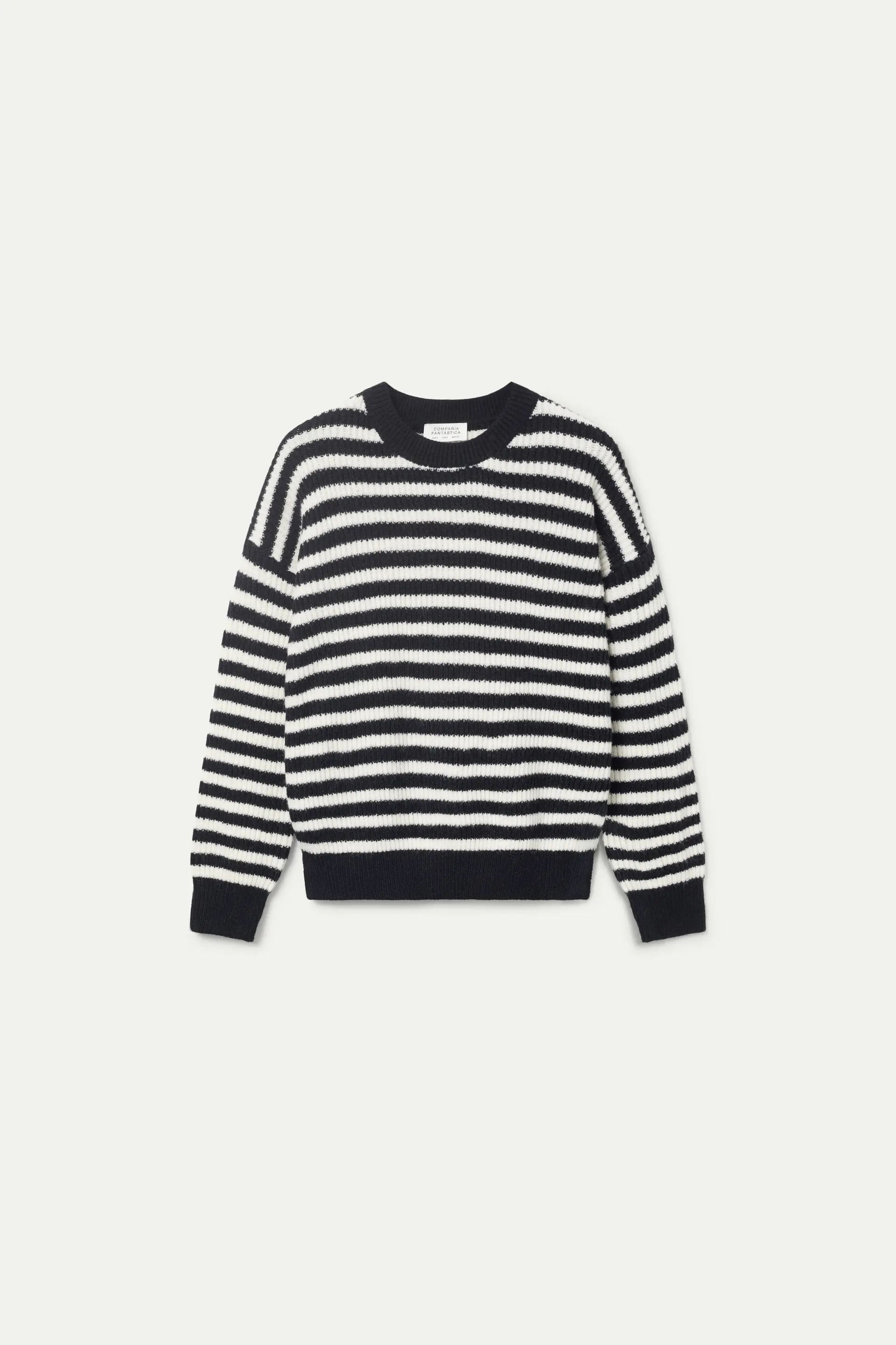 Jersey de punto rayas negras - Image 2