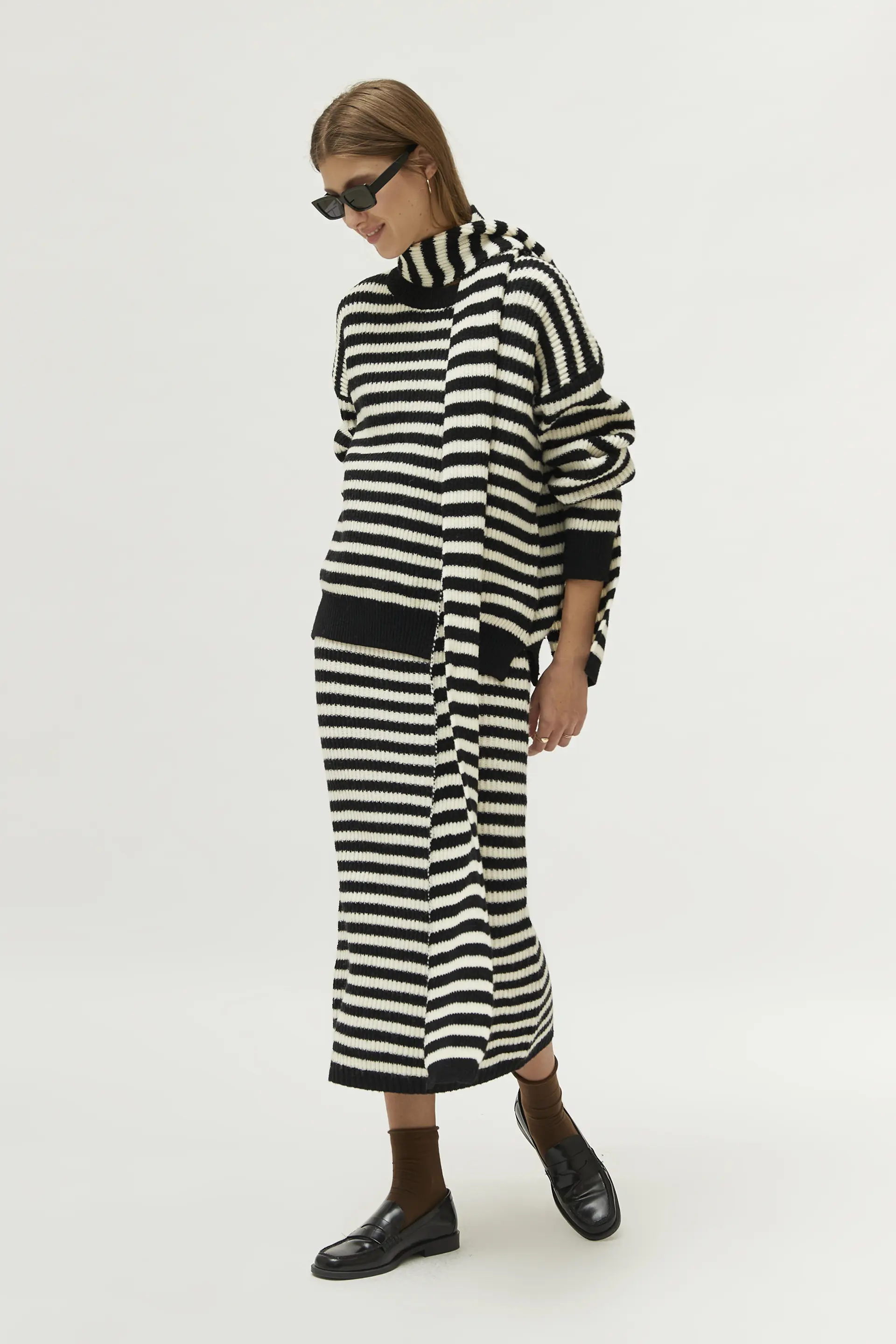 Jersey de punto rayas negras - Image 5