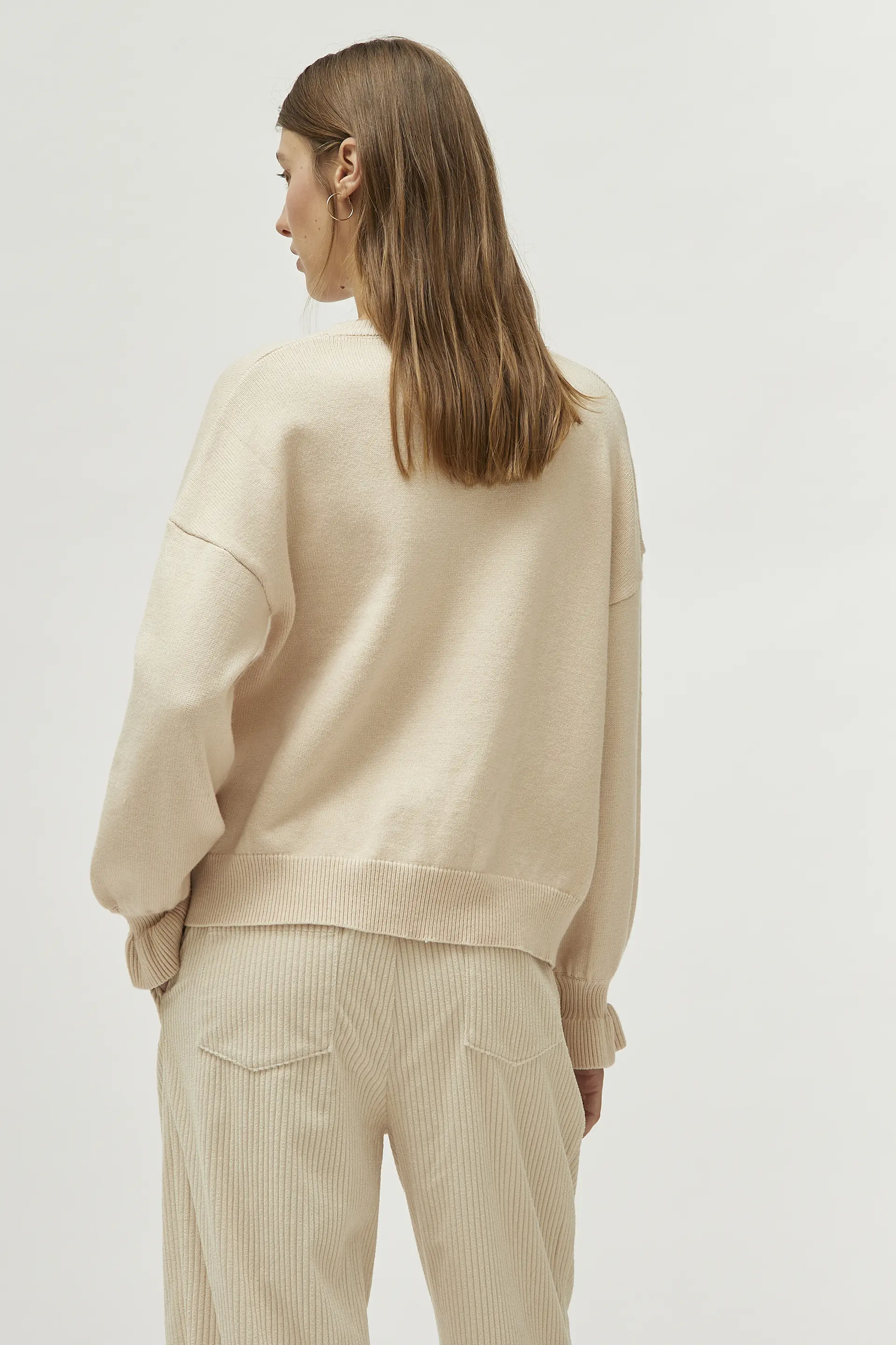 Jersey detalle puños beige - Image 4