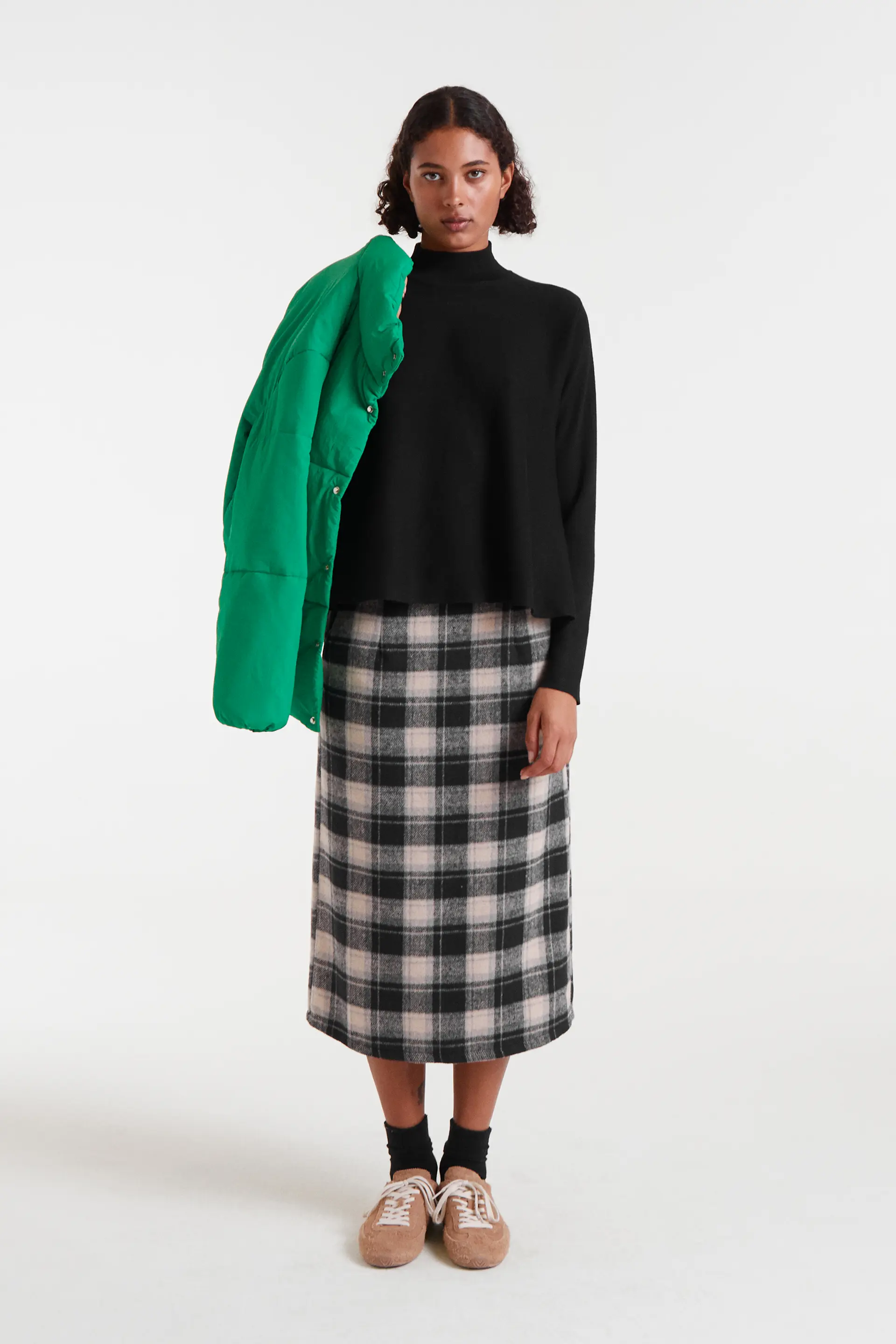 Jersey evasé cuello perkins negro - Image 5
