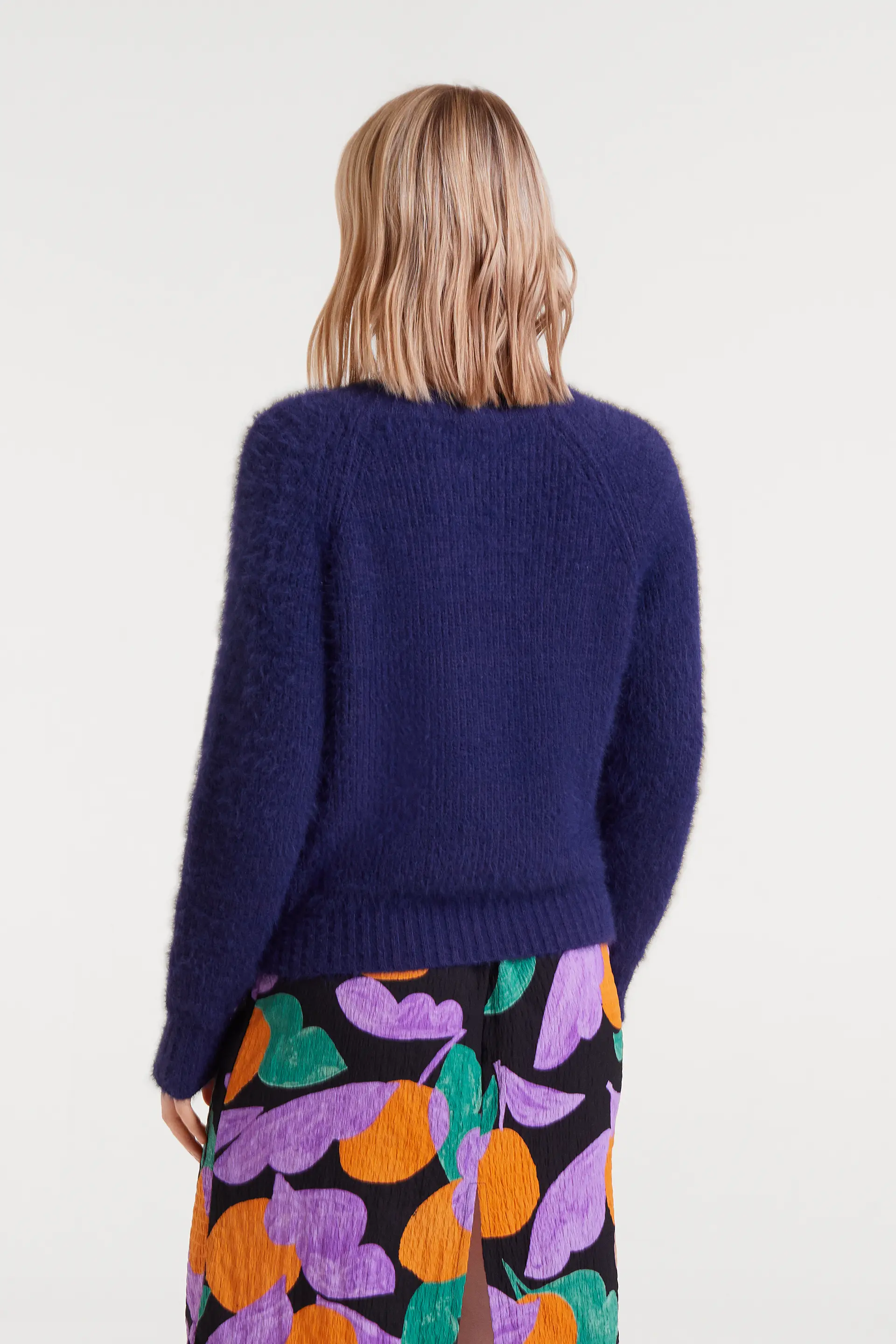 Jersey punto con textura azul - Image 3