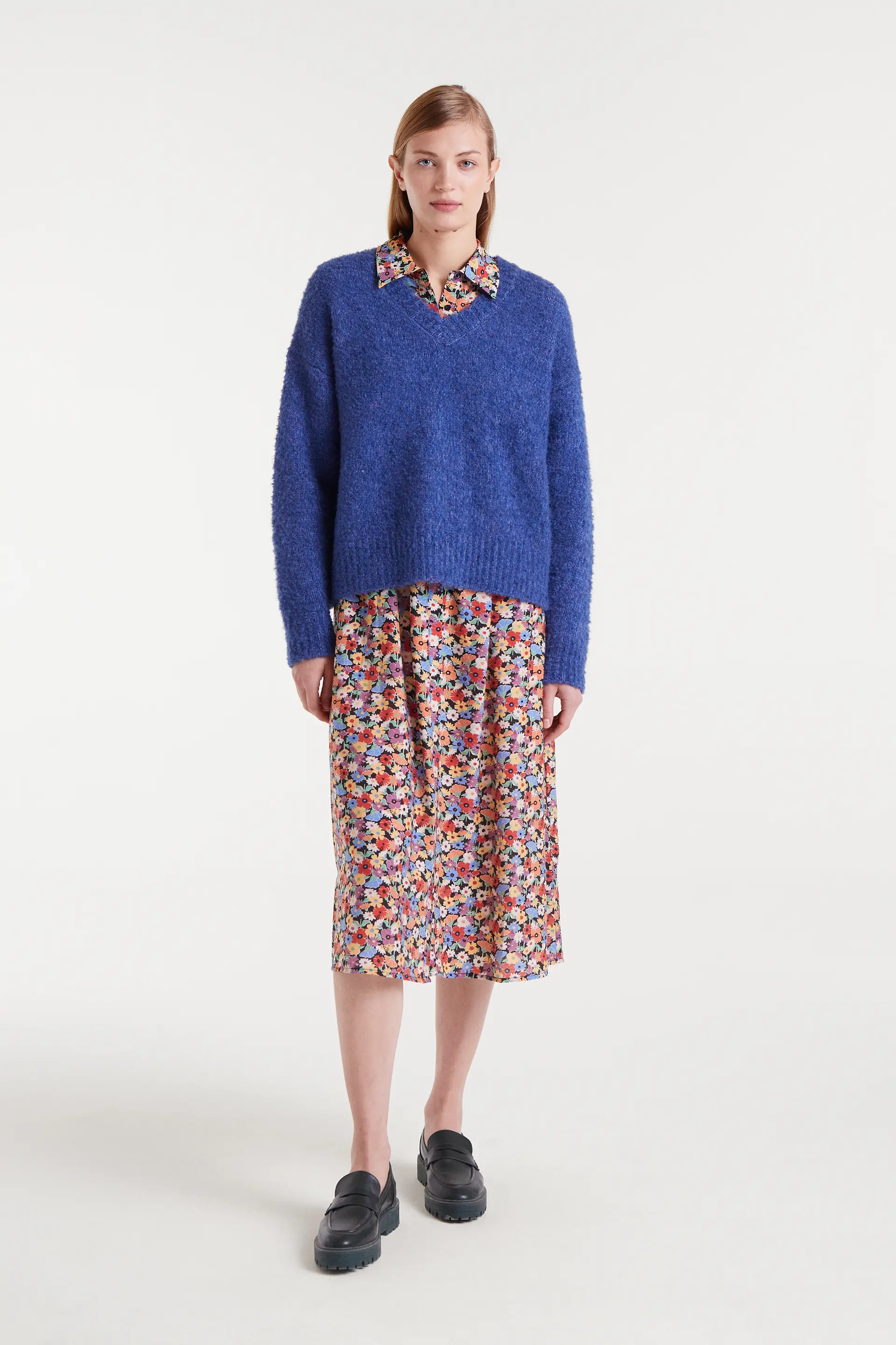 Jersey punto con textura azul - Image 5