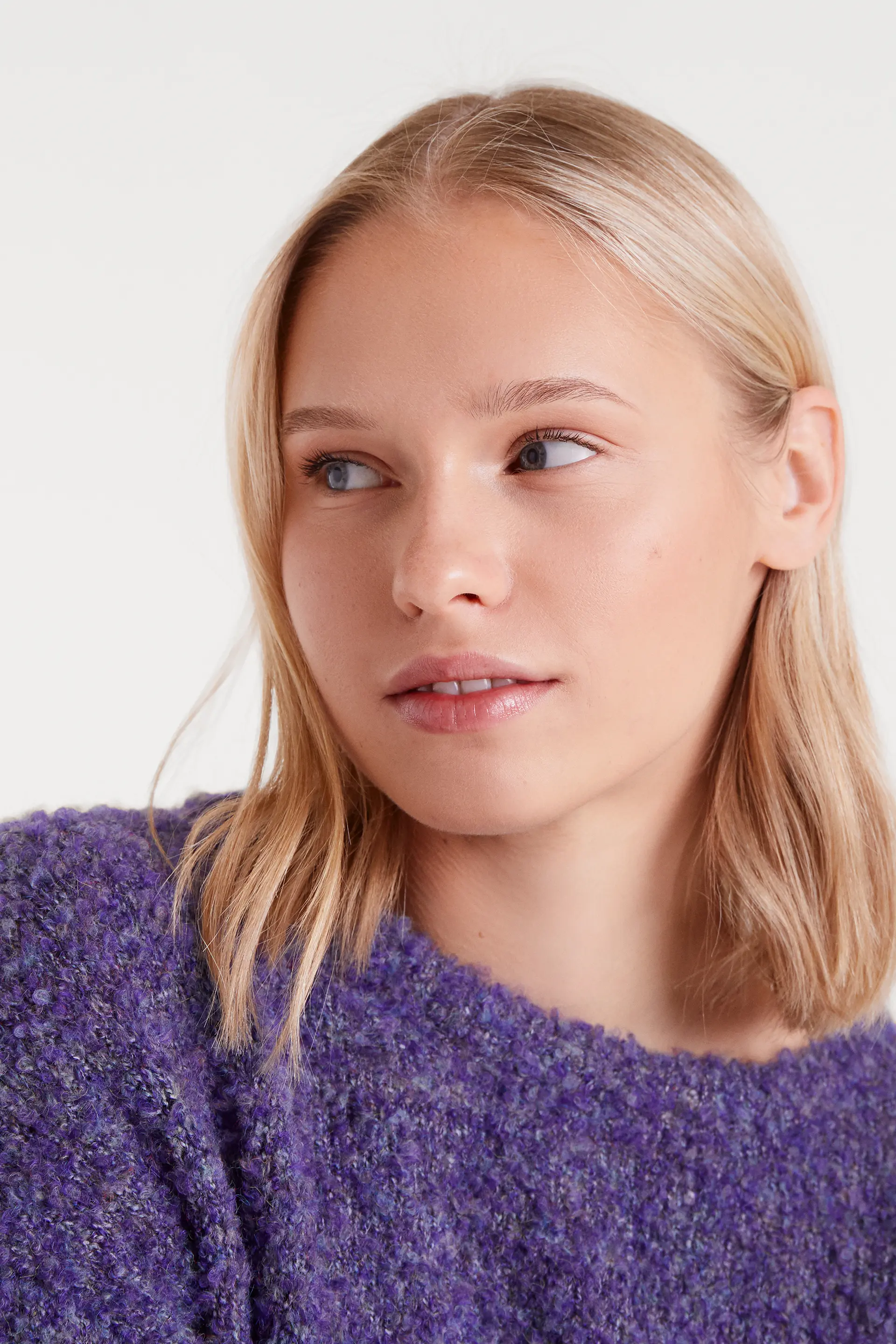 Jersey punto con textura morado - Image 6