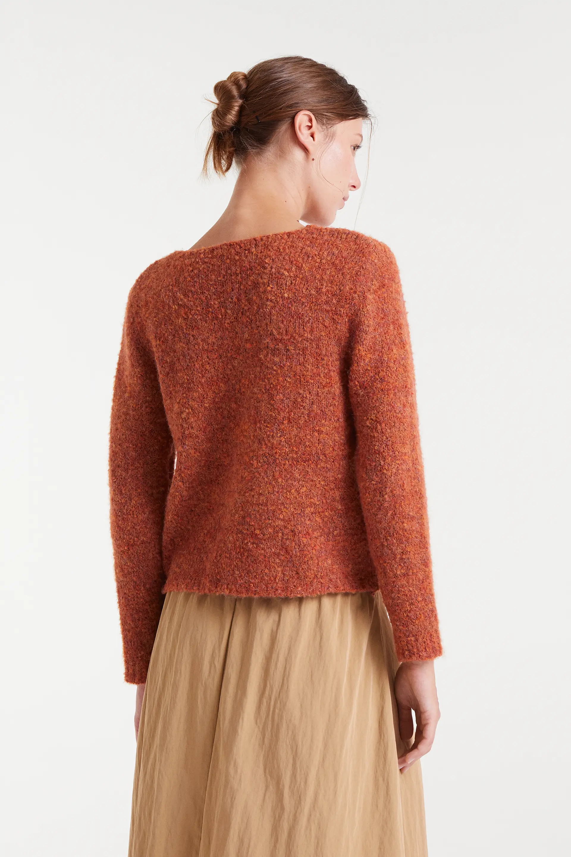 Jersey punto con textura naranja - Image 3