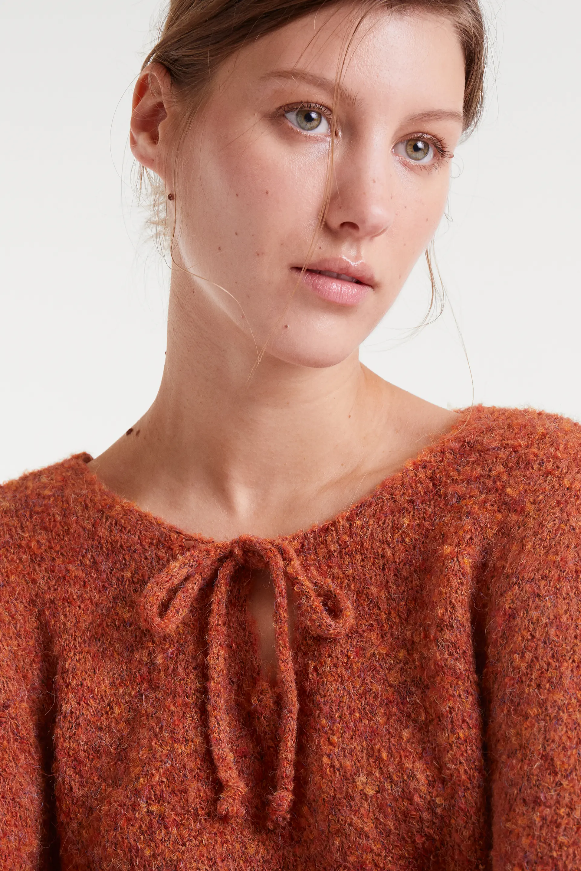 Jersey punto con textura naranja - Image 4