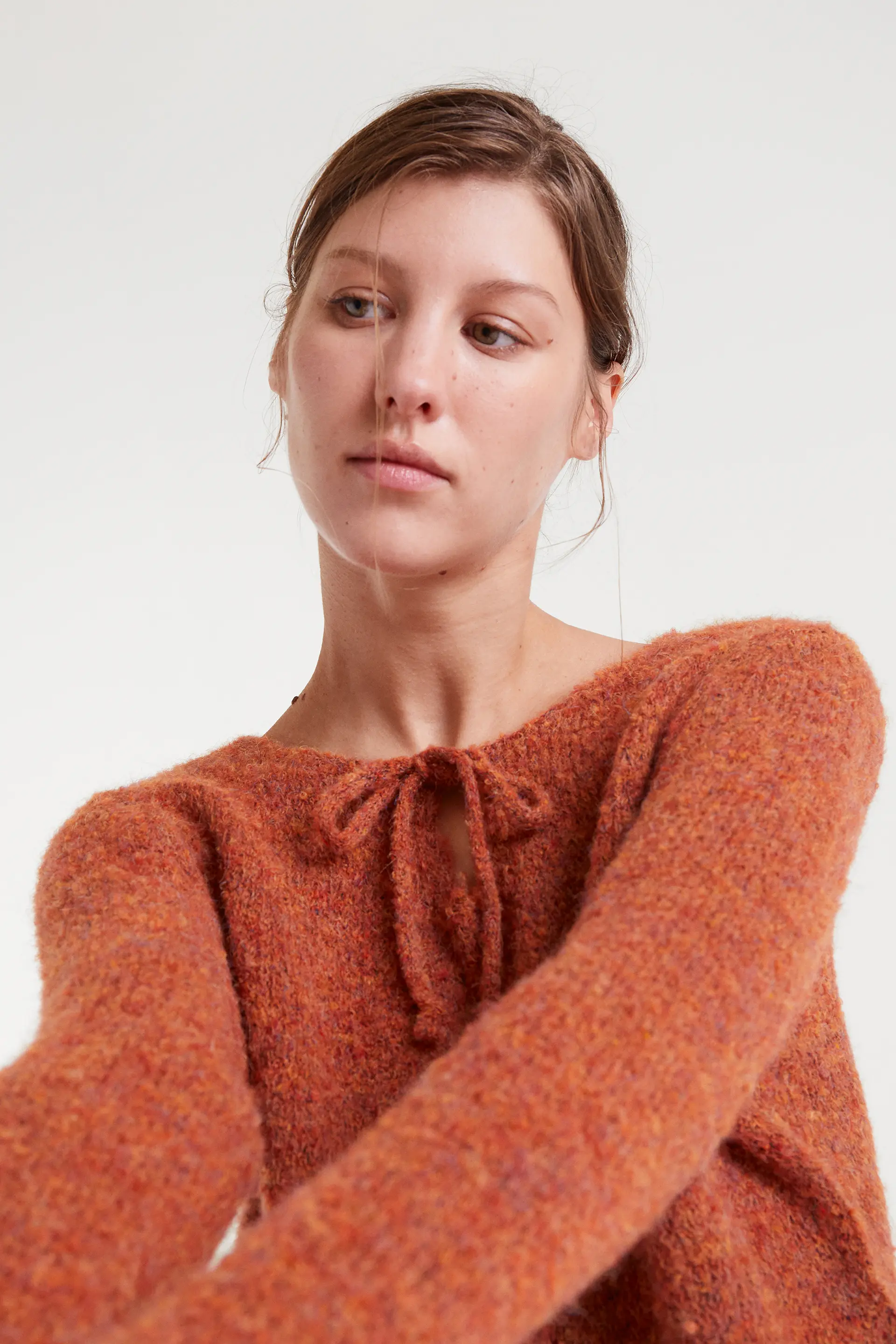 Jersey punto con textura naranja - Image 6
