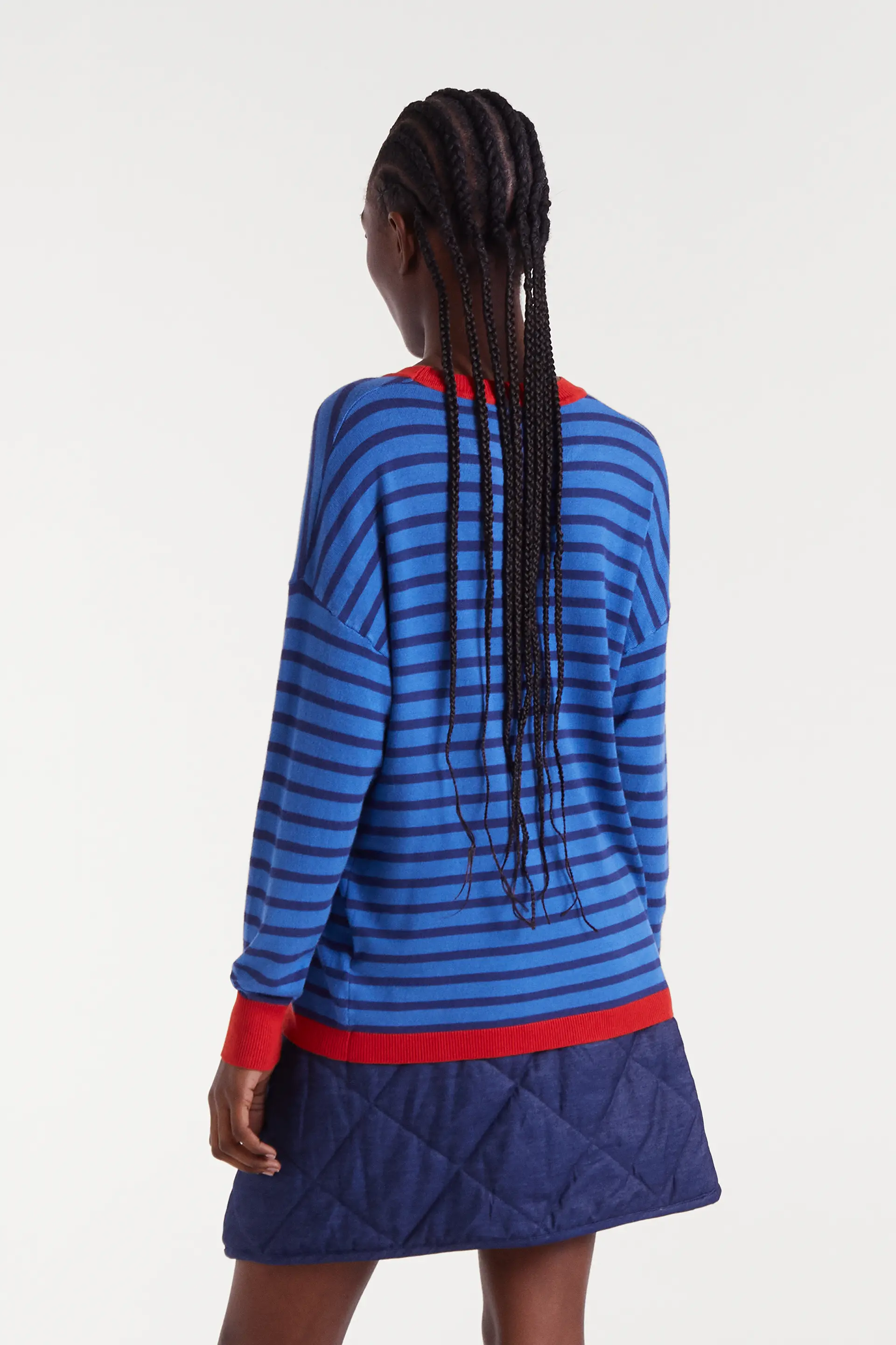Jersey punto de rayas azules - Image 3