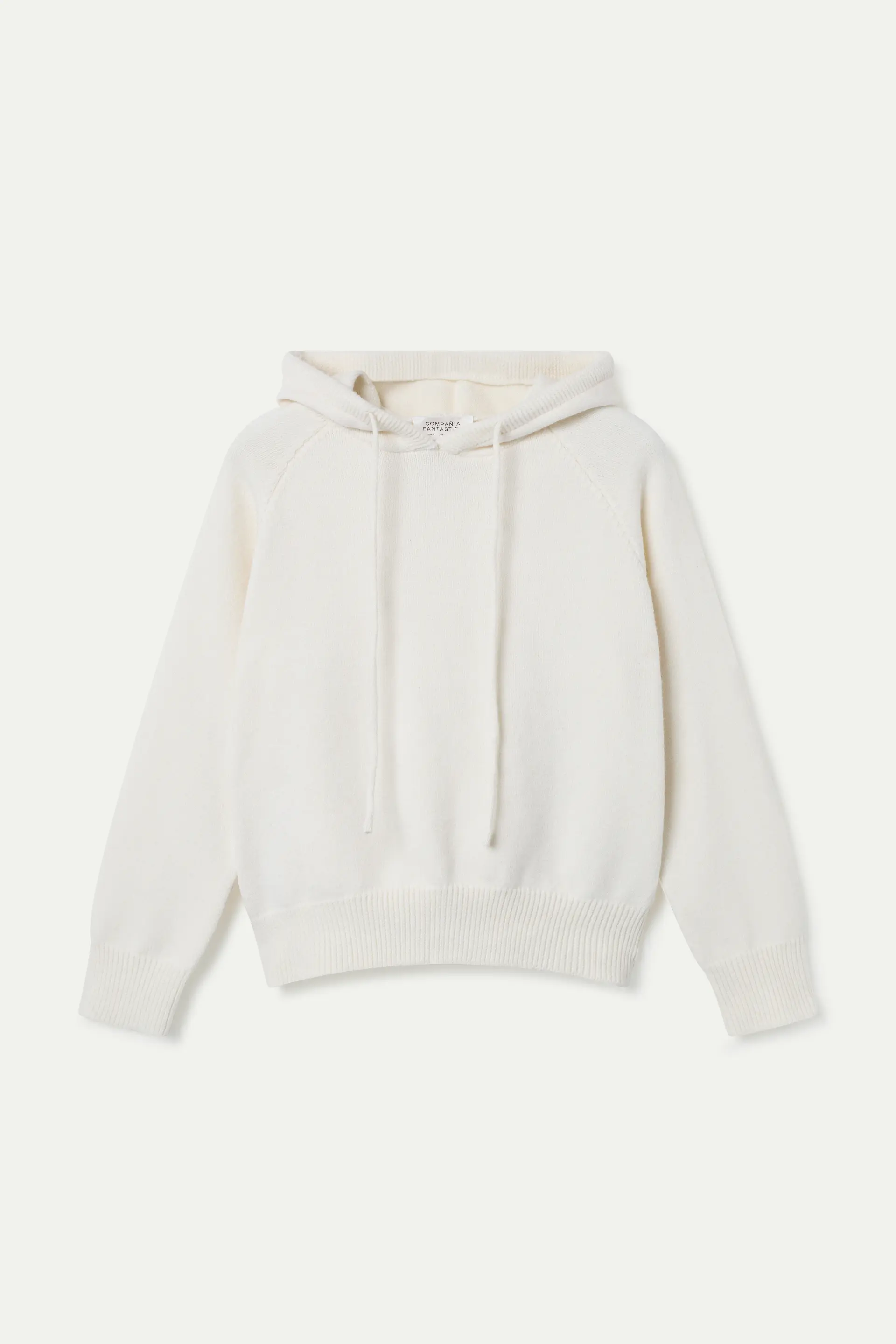 Jersey sudadera punto fino blanco - Image 2