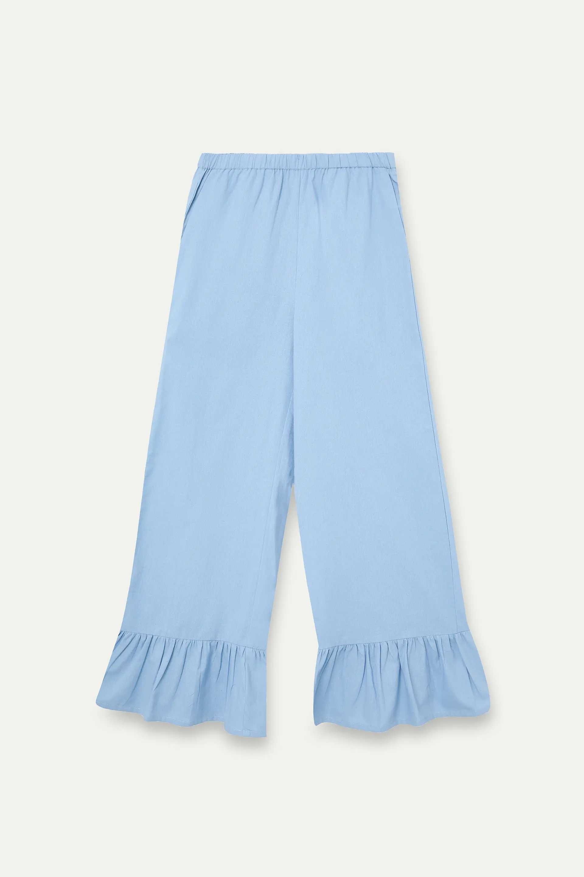 Pantalón 100% algodón azul claro - Image 2