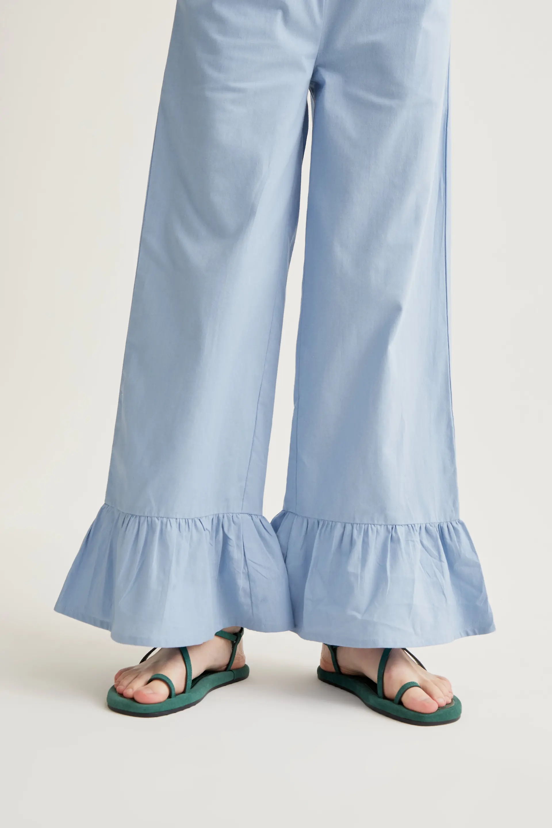 Pantalón 100% algodón azul claro - Image 4