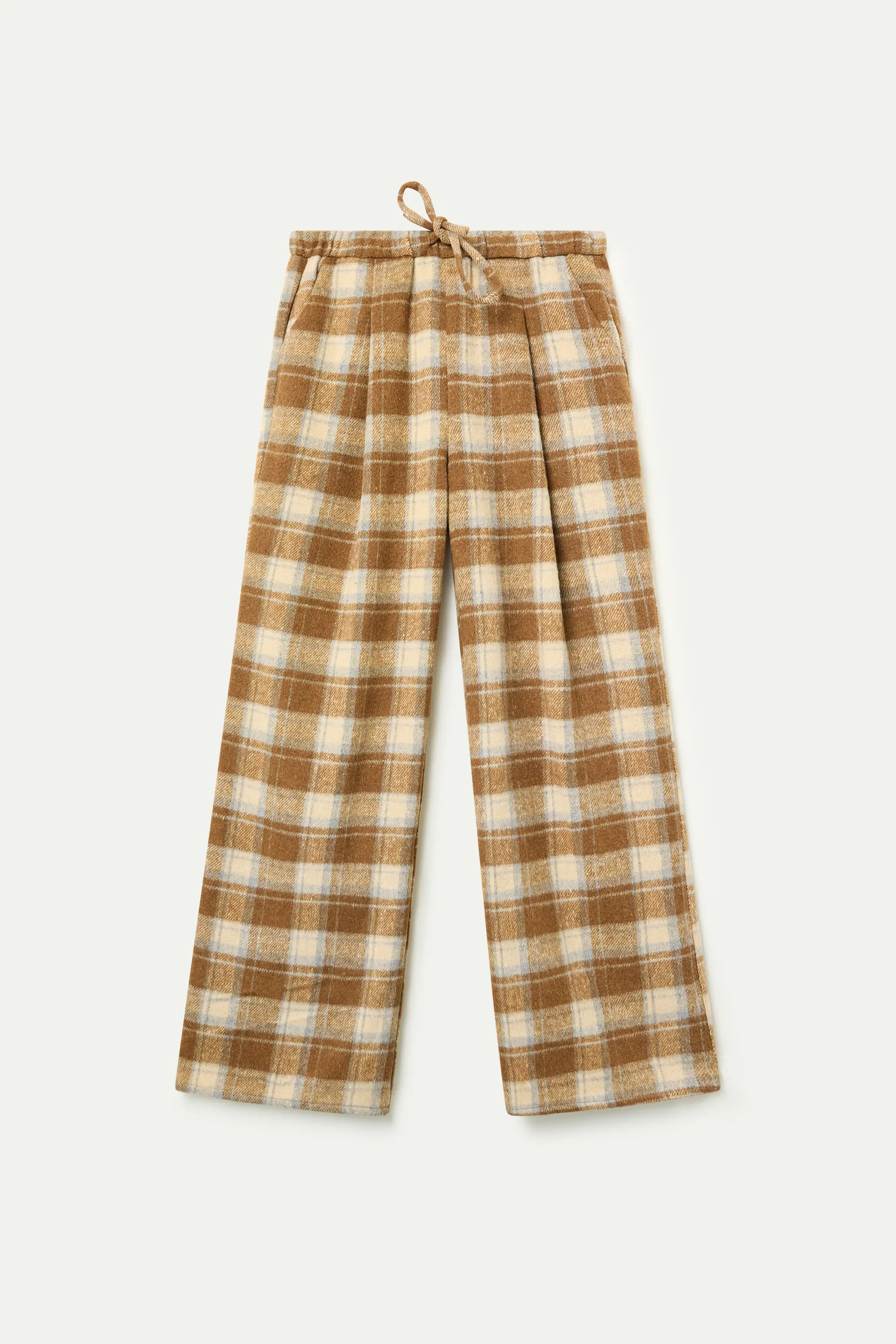 Pantalón con estampado Beige Checks - Image 2