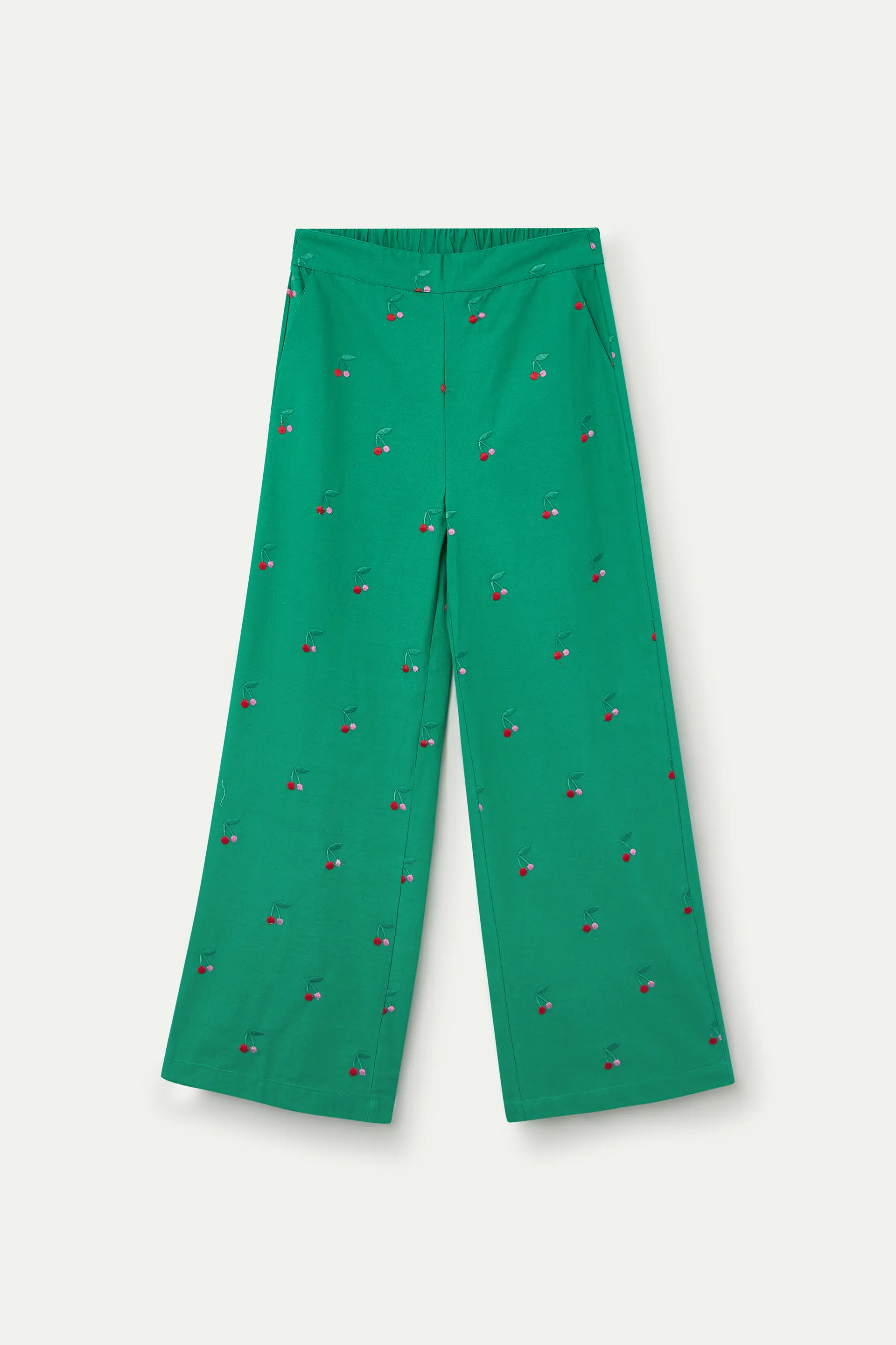 Pantalón con estampado Green Cherries - Image 2