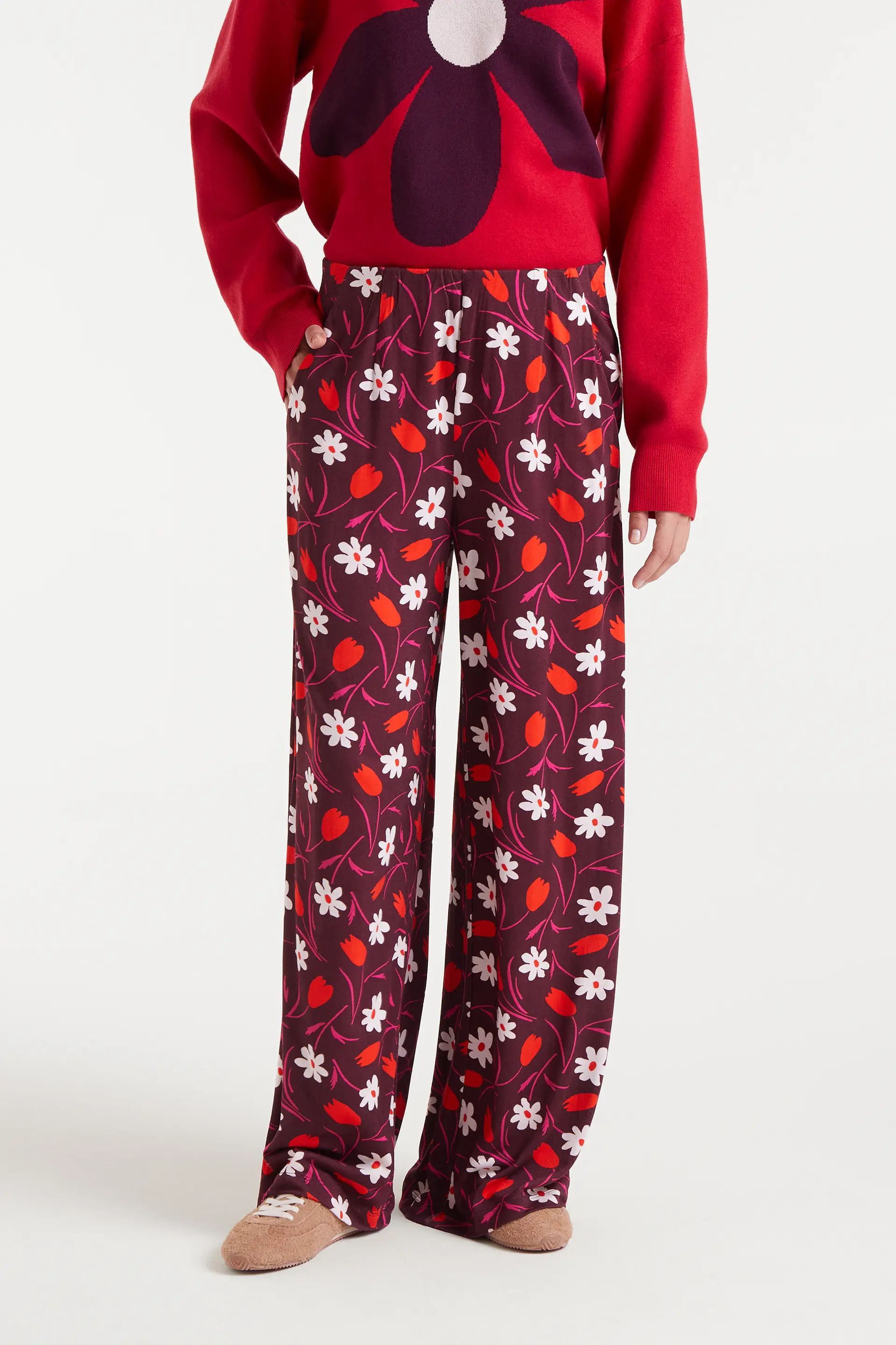 Pantalón con estampado Tulip