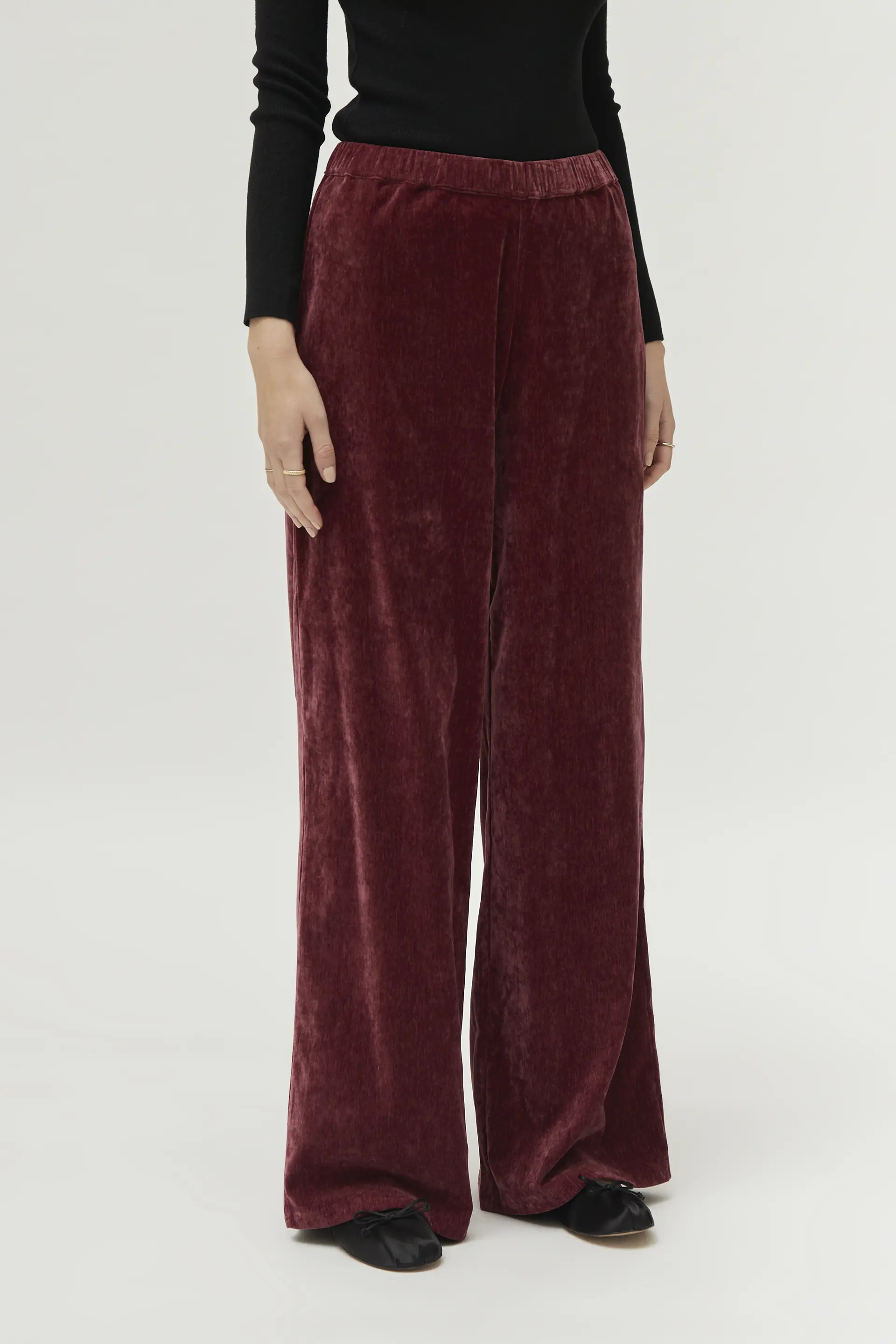 Pantalón de chenilla marrón - Image 3