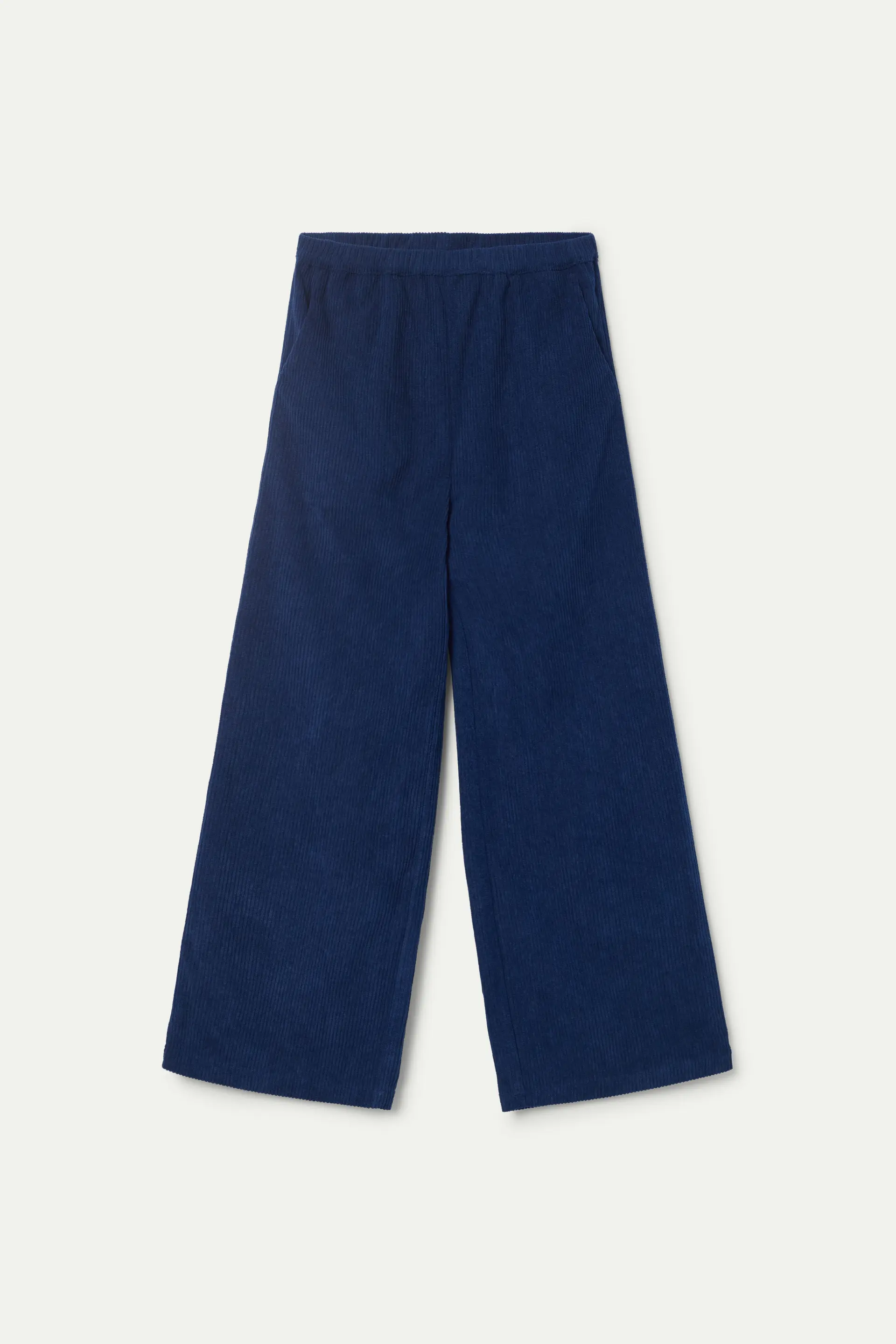 Pantalón de niña de pana azul marino - Image 2