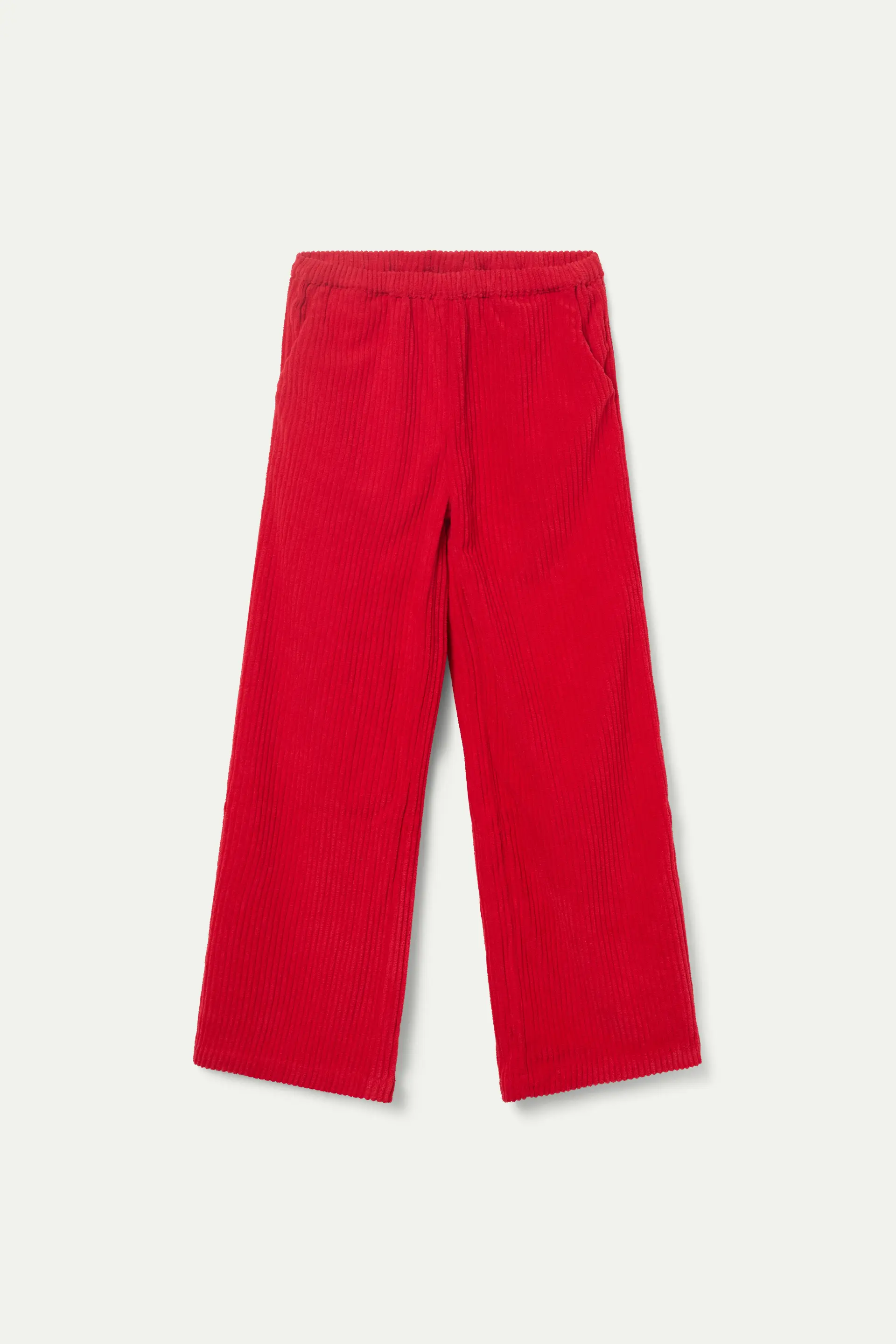 Pantalón de niña de pana rojo - Image 2