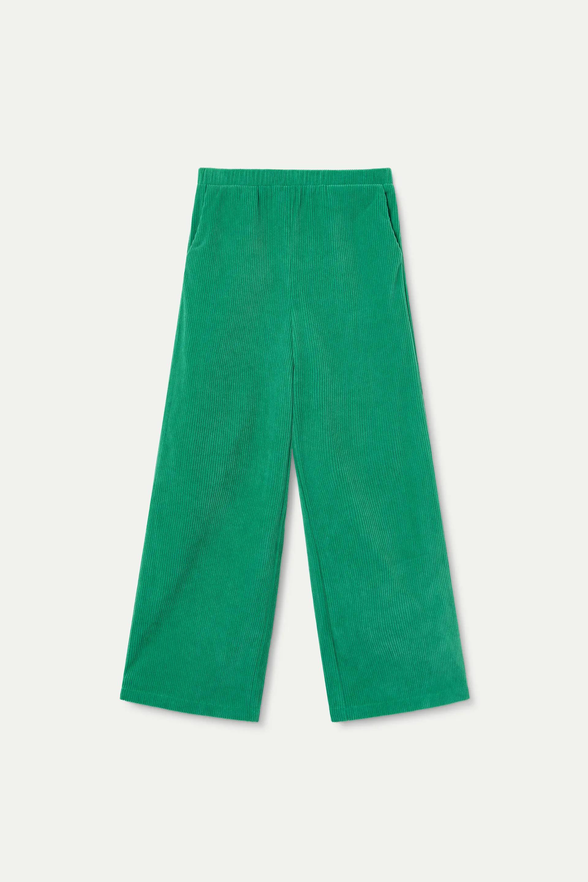 Pantalón de niña de pana verde - Image 2