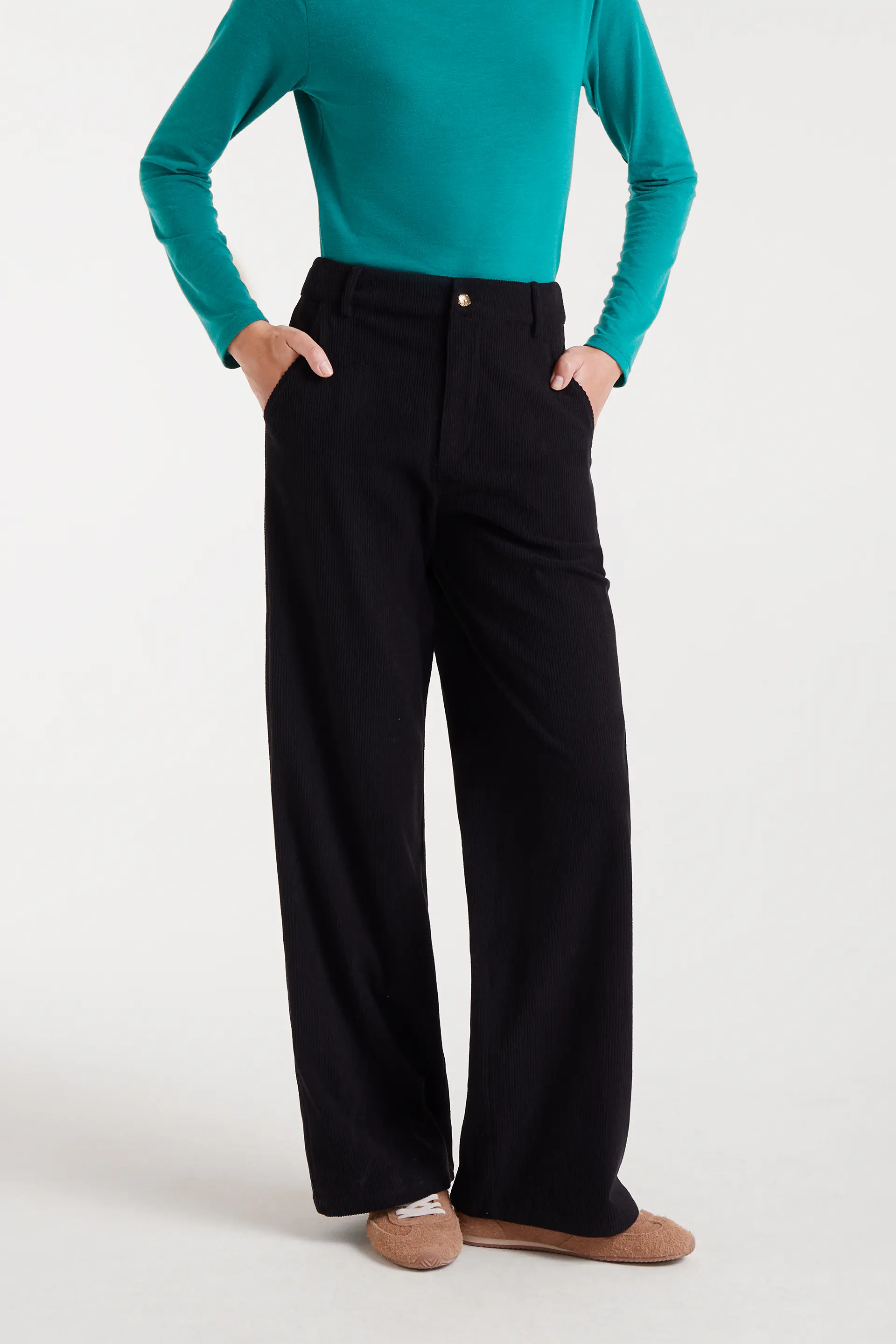 Pantalón de pana negro