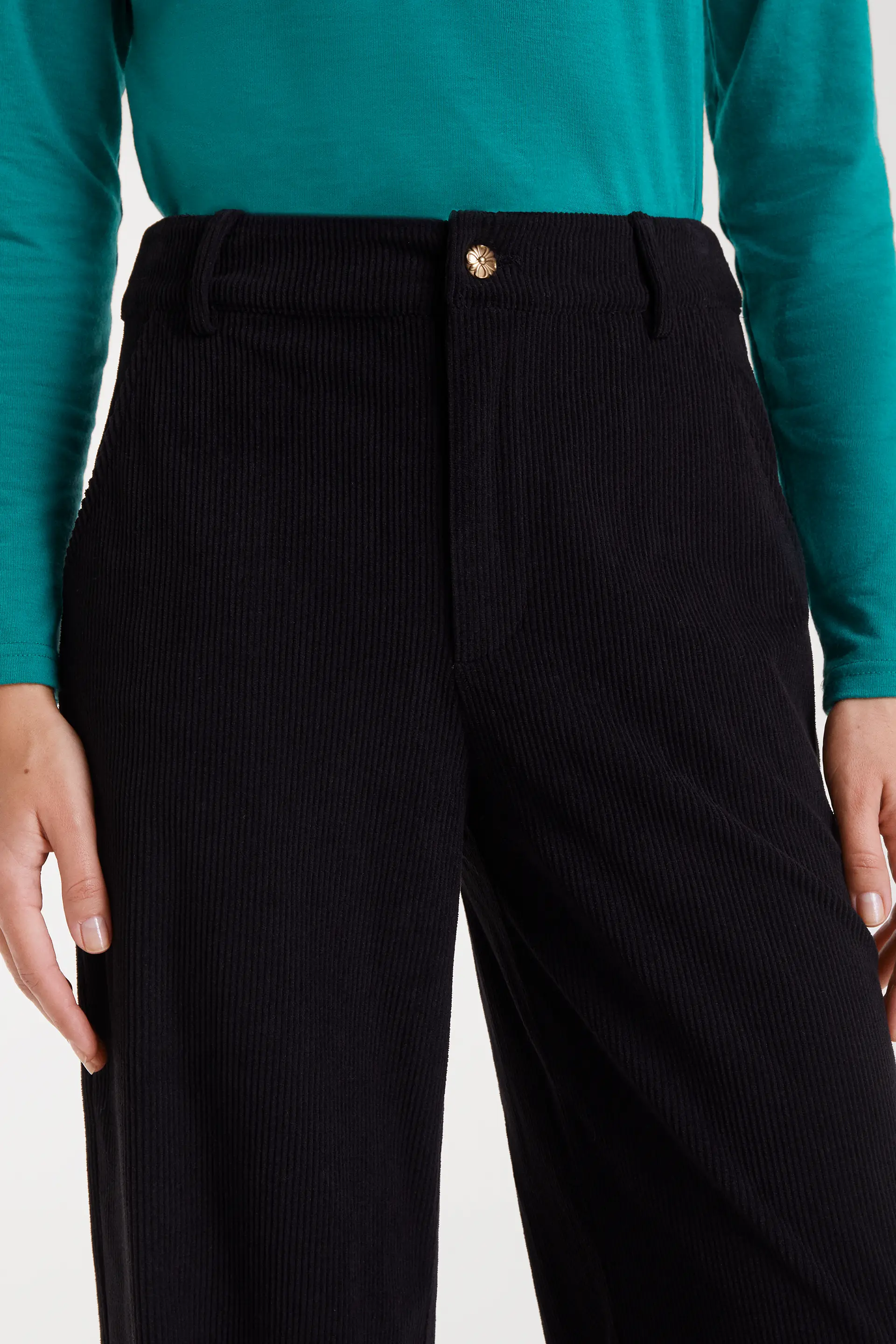 Pantalón de pana negro - Image 4