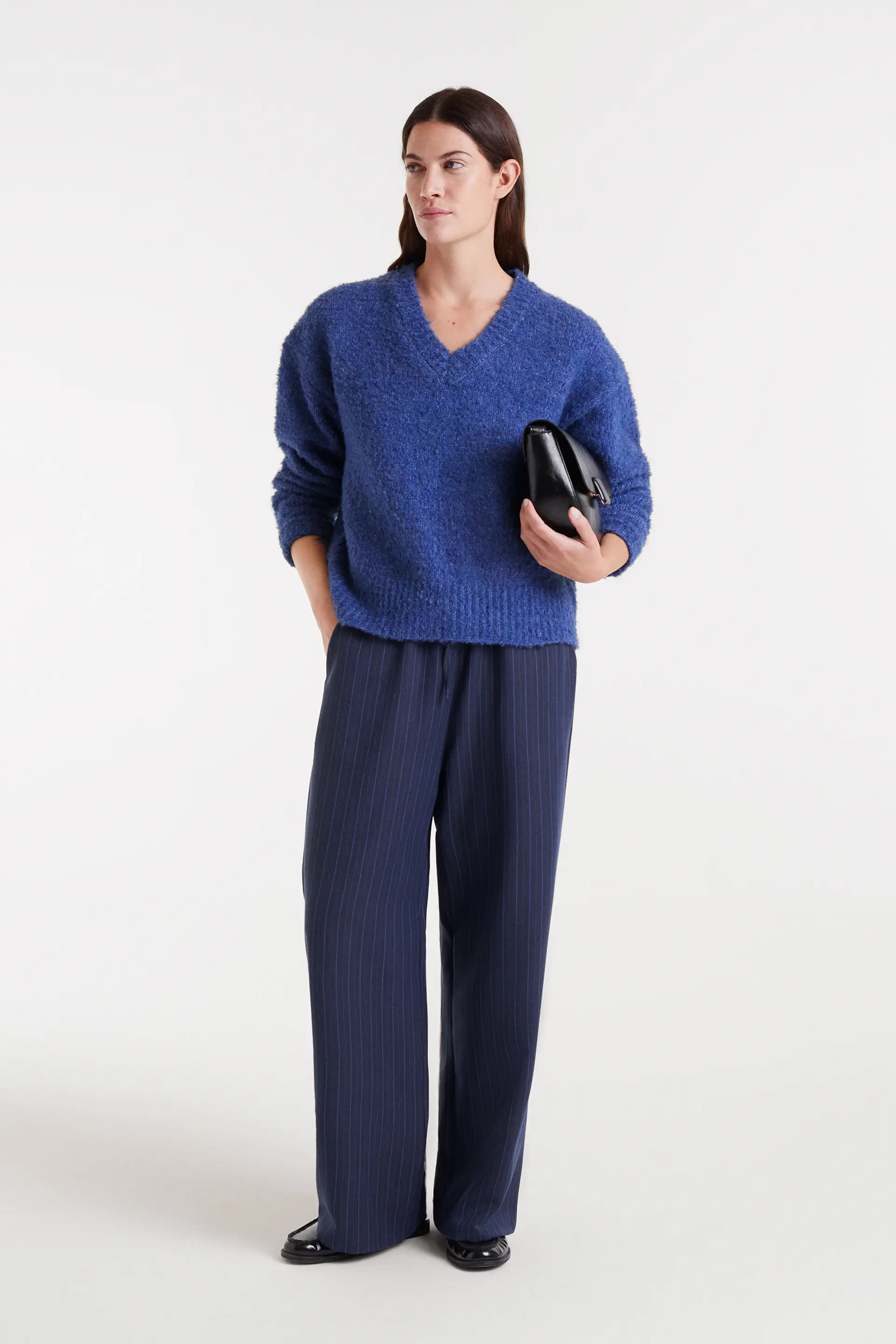 Pantalón de raya diplomática azul - Image 6
