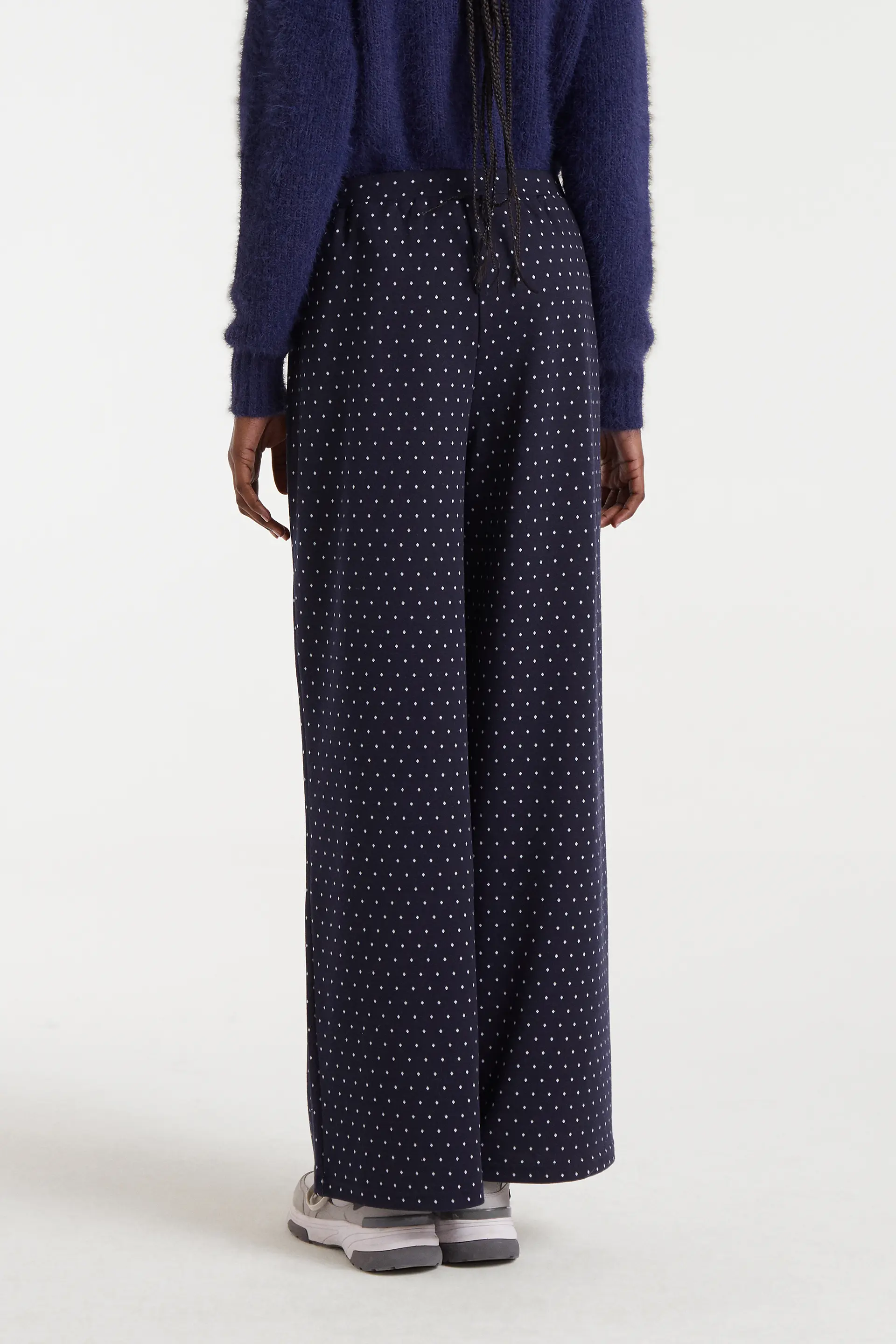 Pantalón jacquard con estampado Super Mini Dots - Image 3