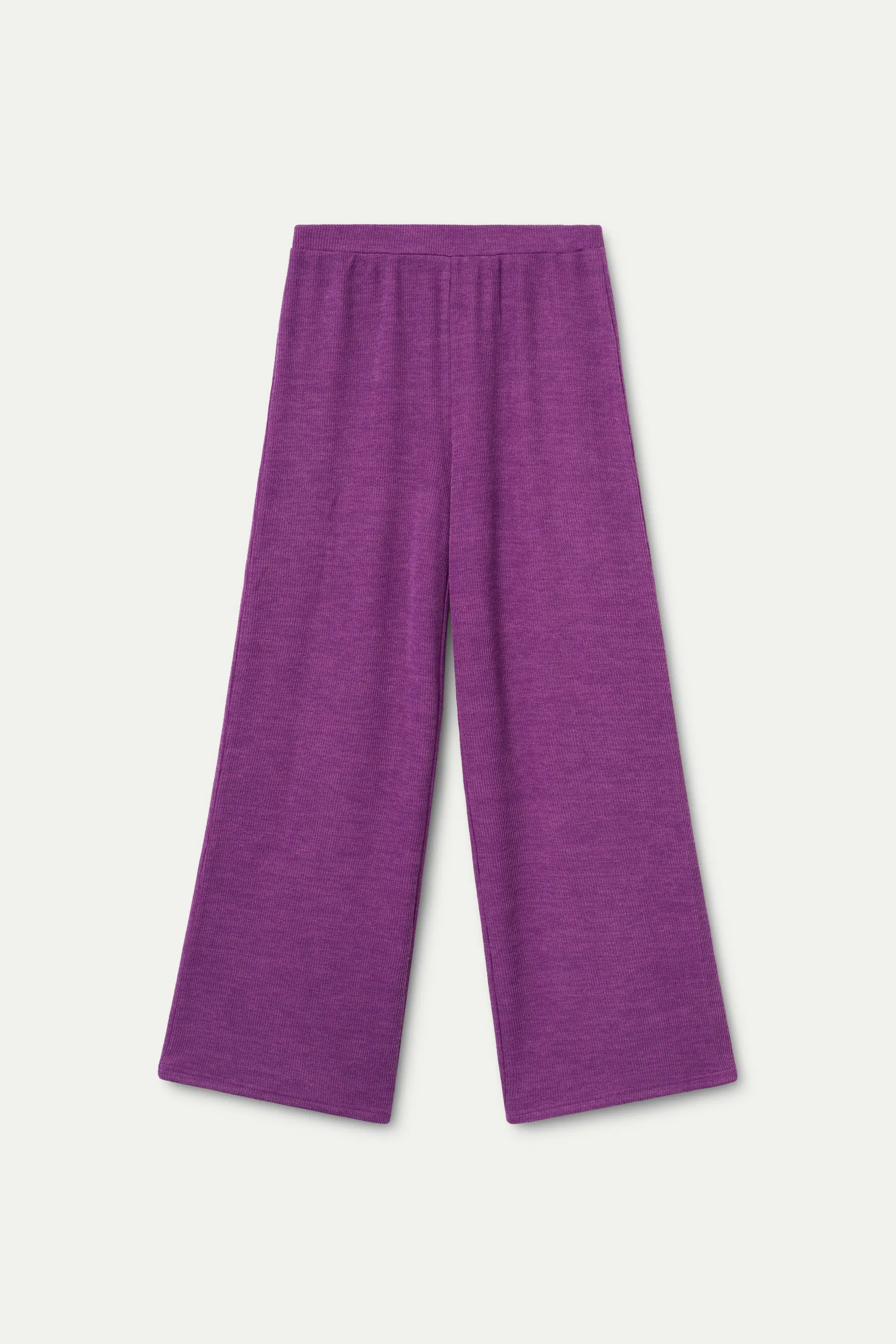 Pantalón punto canalé magenta - Image 2