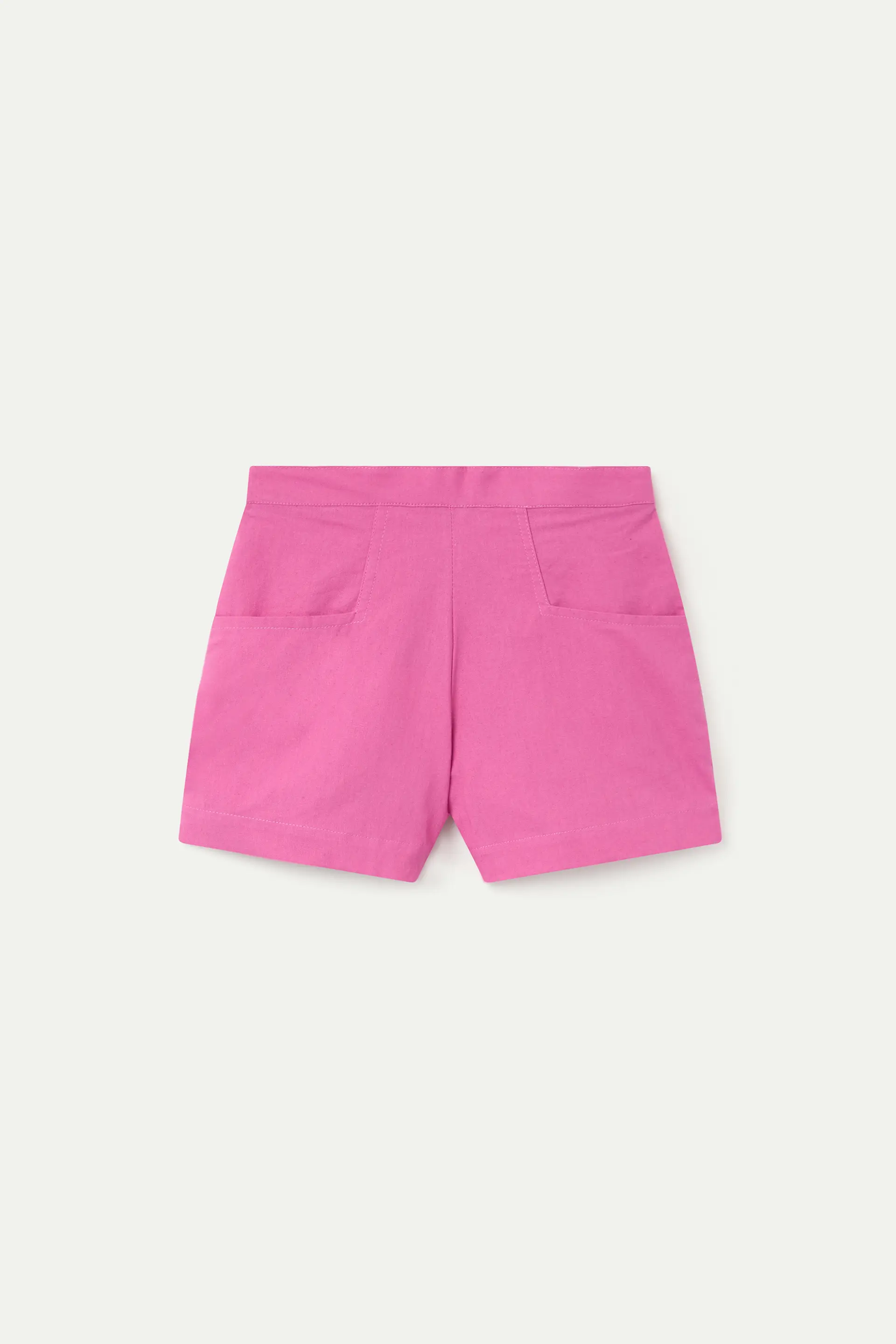 Shorts de niña 100% algodón rosa - Image 2