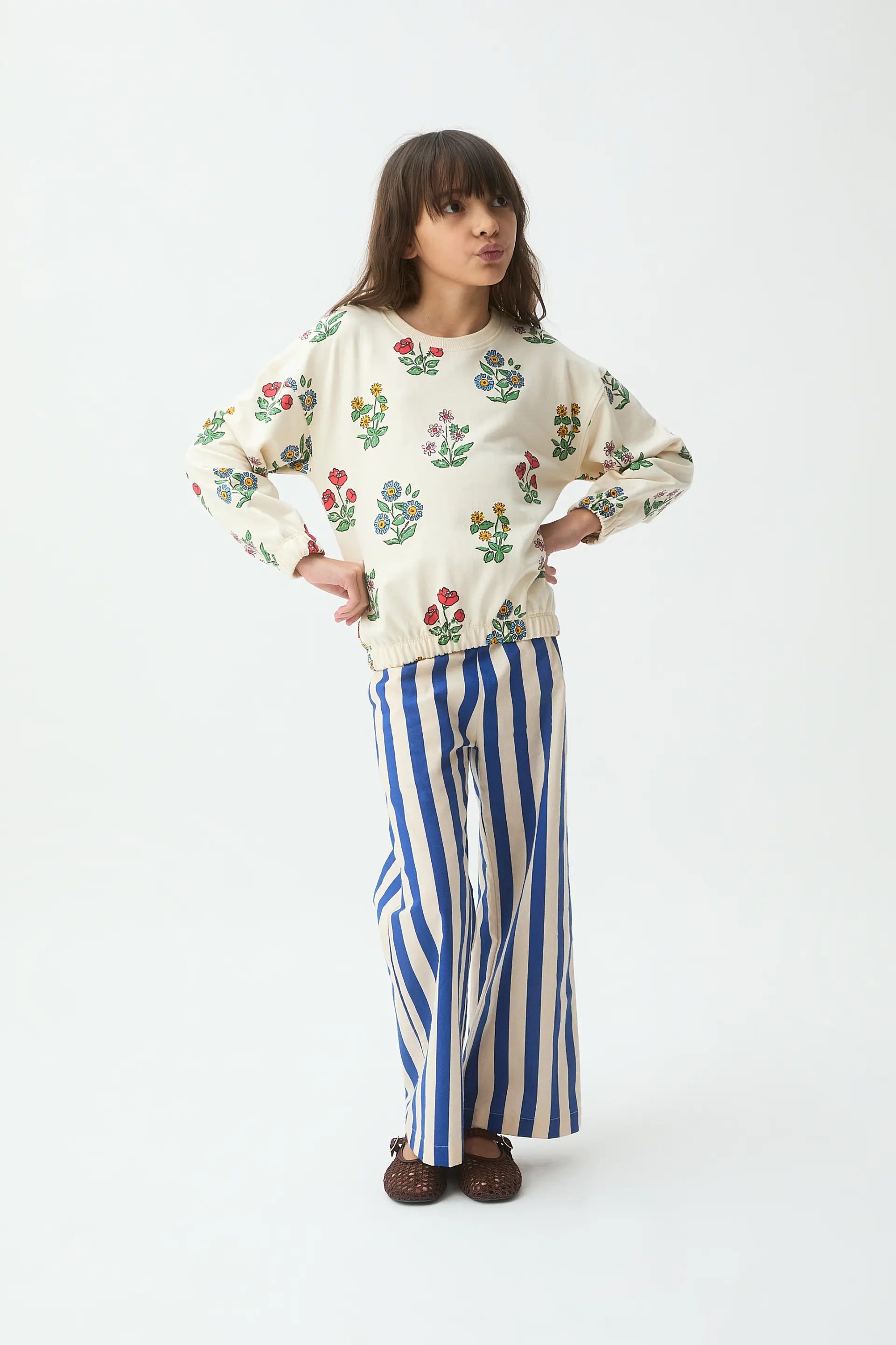 Sudadera de niña con estampado Gardener