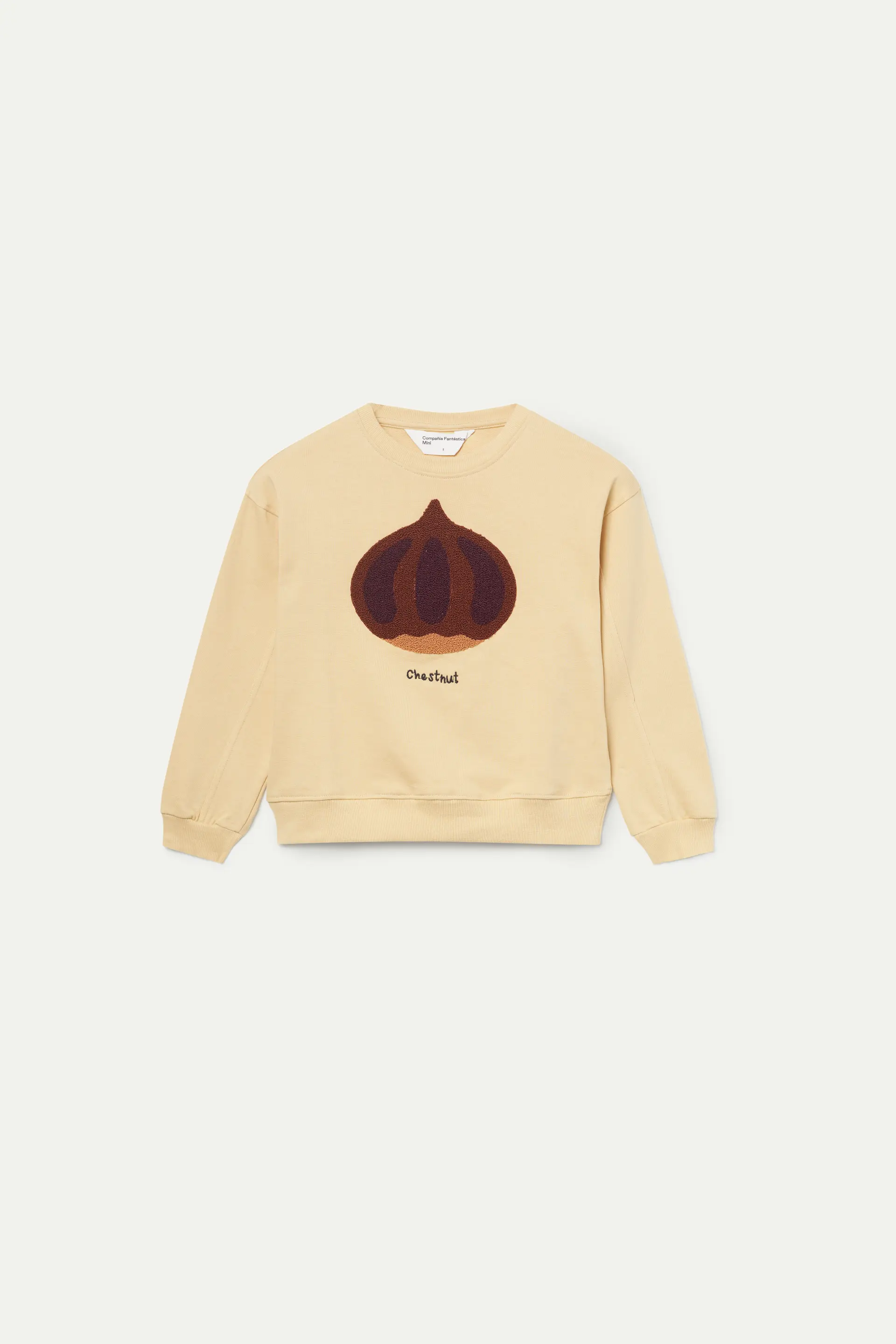 Sudadera de niña con print de castaña - Image 2